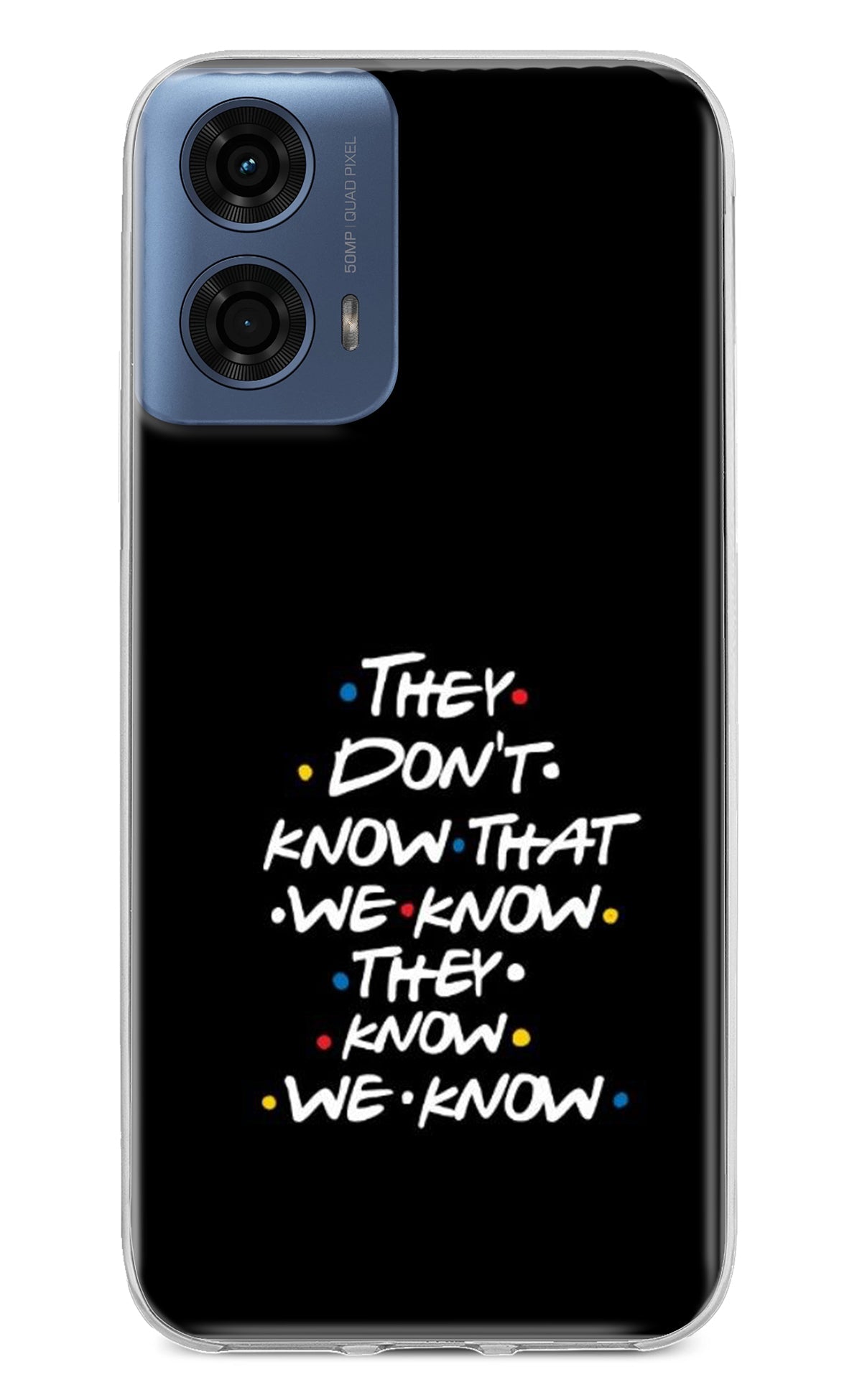 FRIENDS Dialogue Moto G24 Power Back Cover