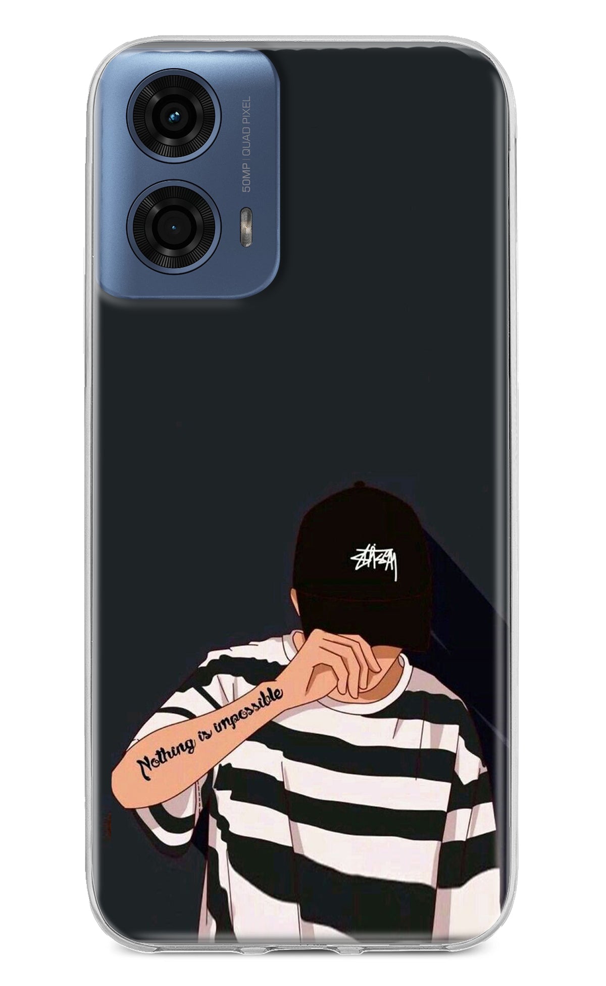 Aesthetic Boy Moto G24 Power Back Cover