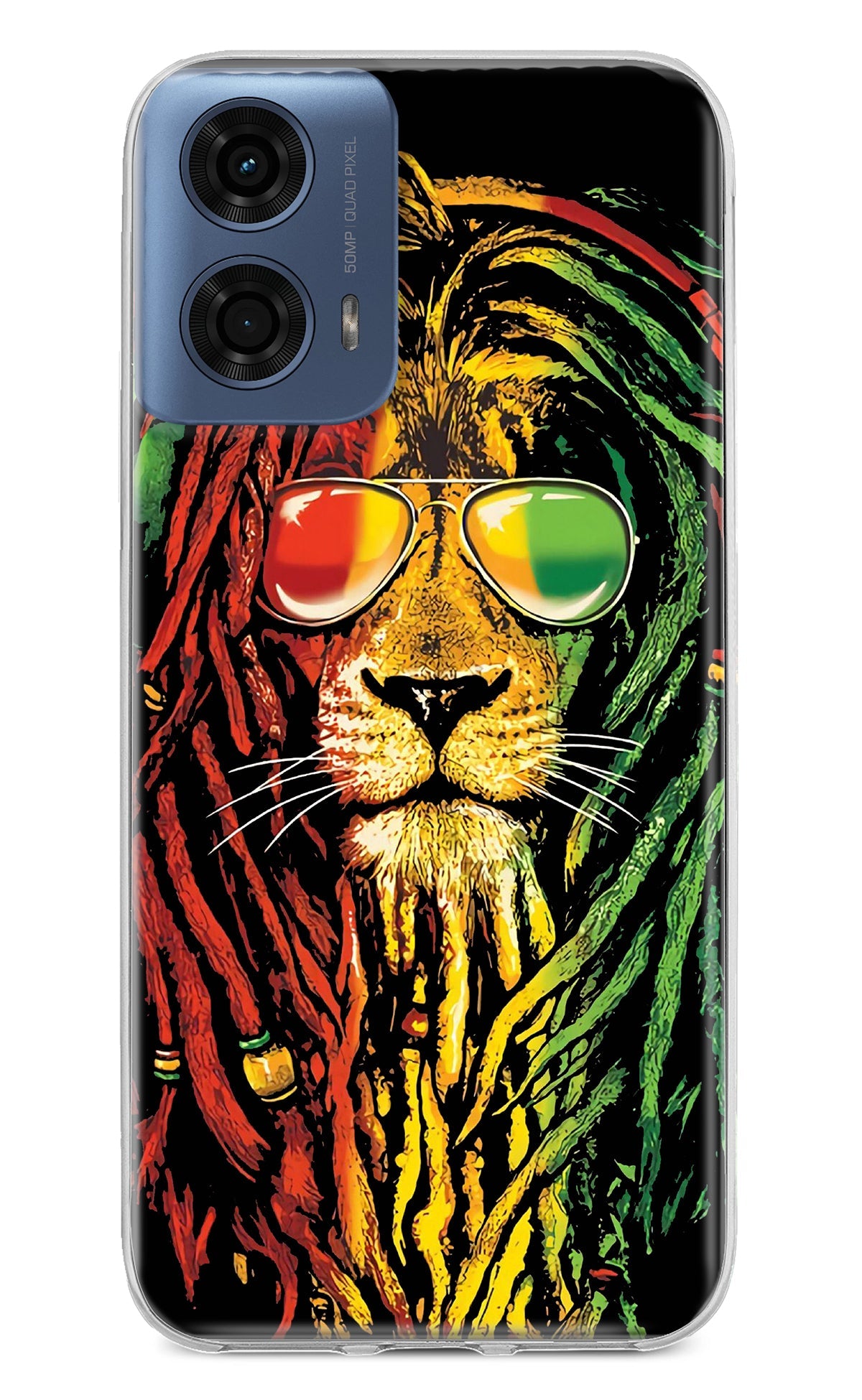 Rasta Lion Moto G24 Power Back Cover