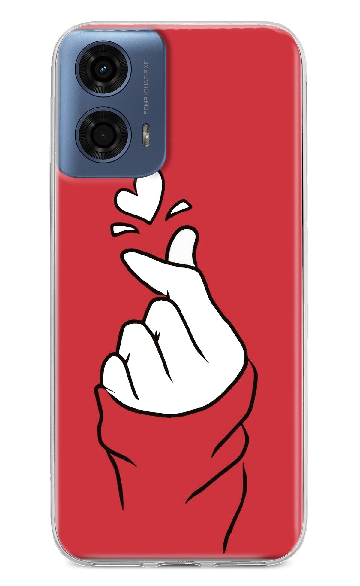 Korean Love Sign Moto G24 Power Back Cover