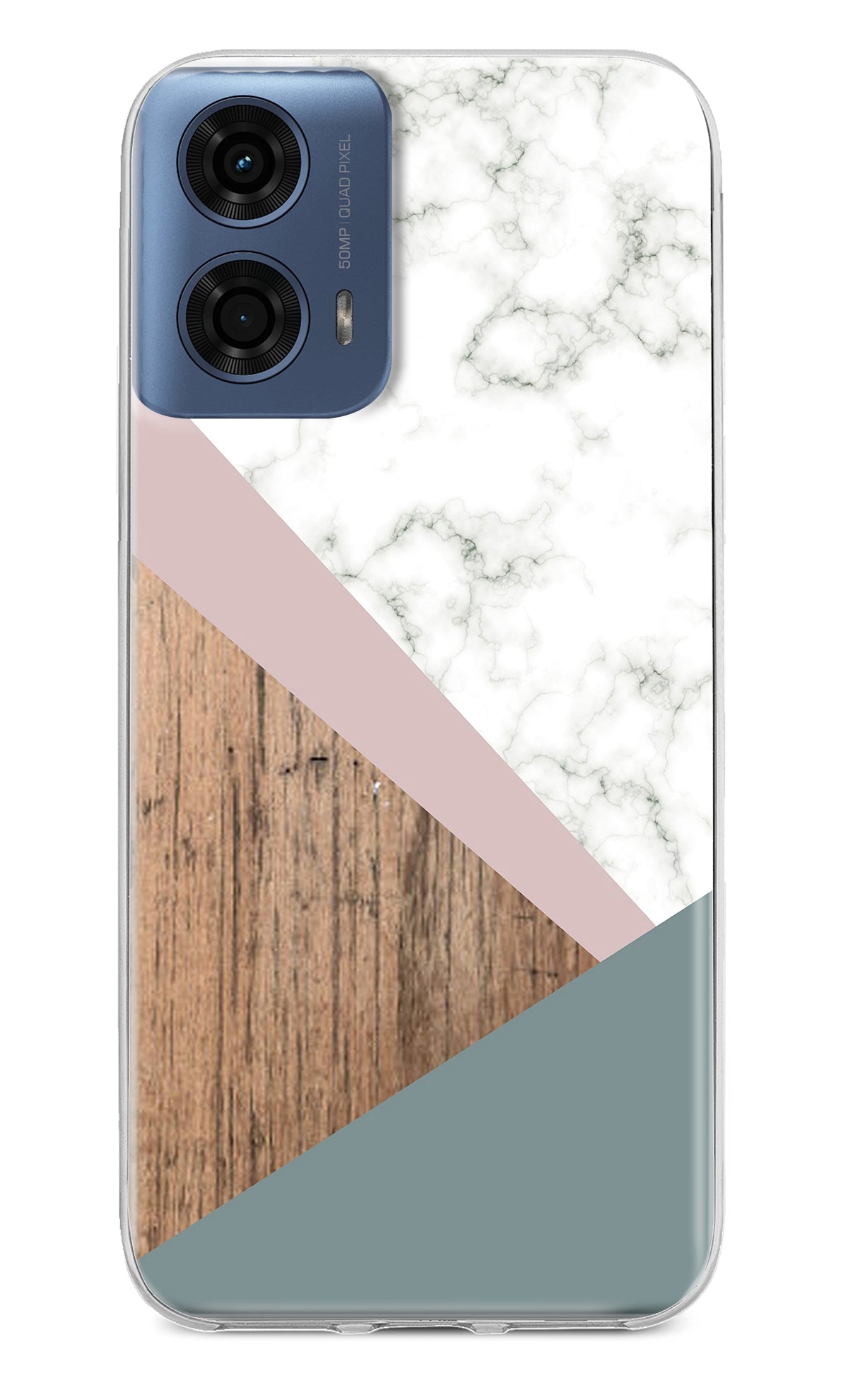 Marble wood Abstract Moto G24 Power Back Cover