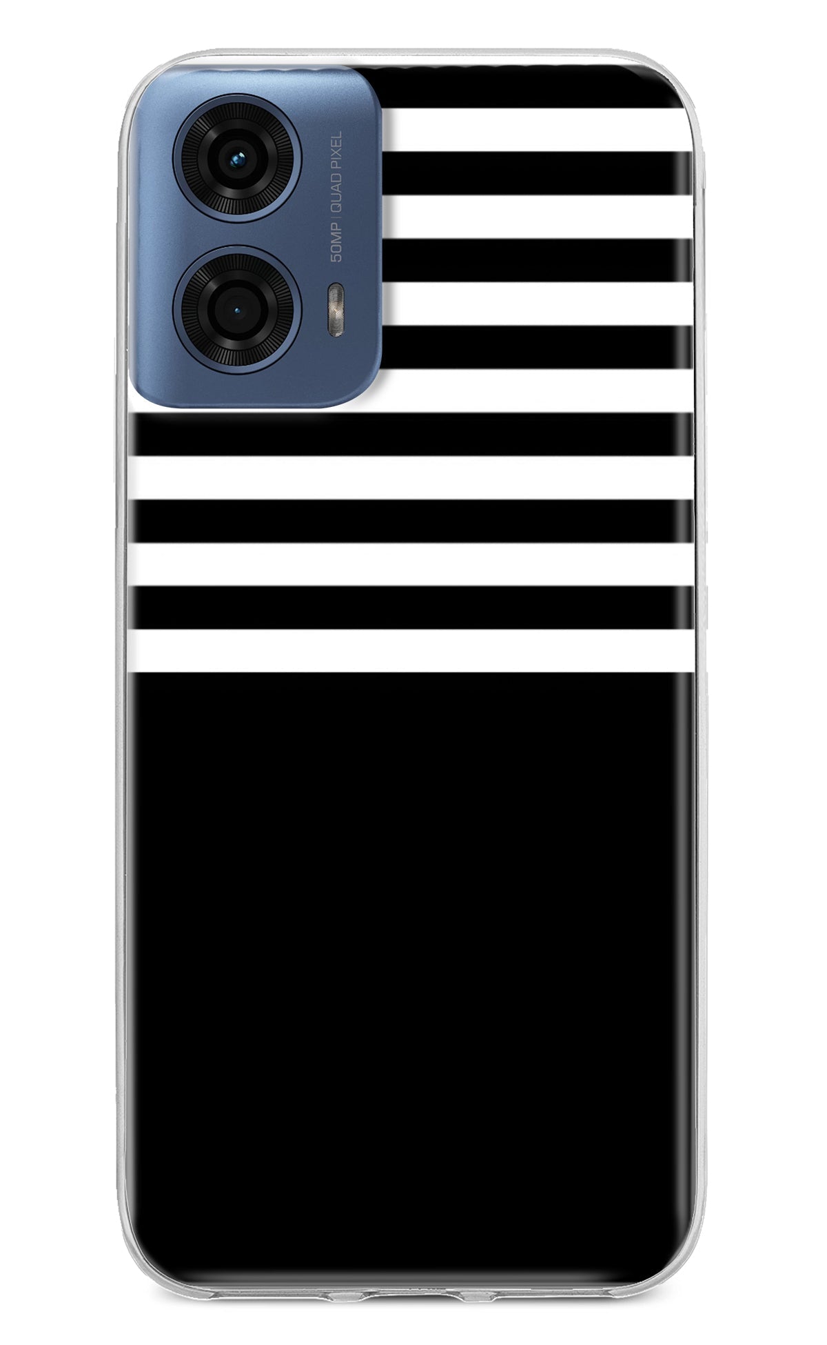 Black and White Print Moto G24 Power Back Cover