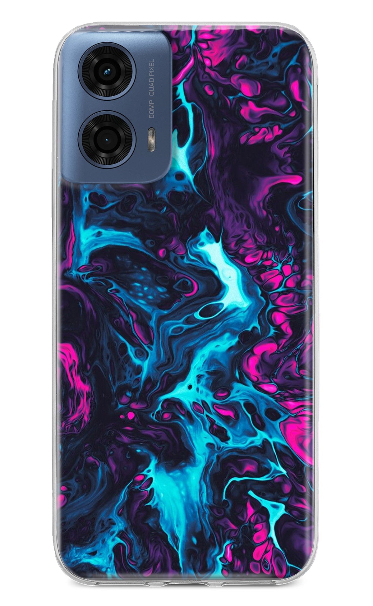 Abstract Moto G24 Power Back Cover