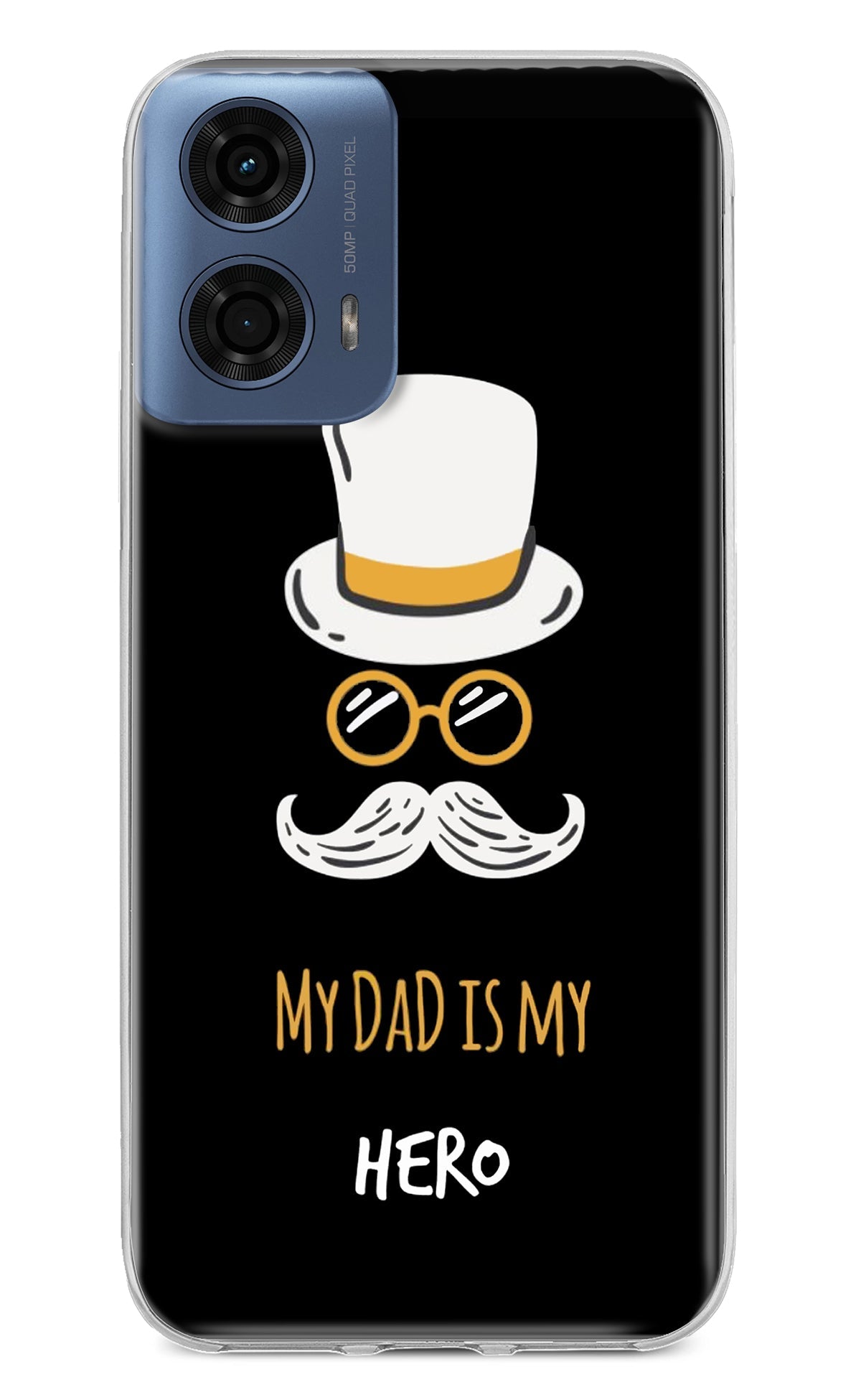 My Dad Is My Hero Moto G24 Power Back Cover
