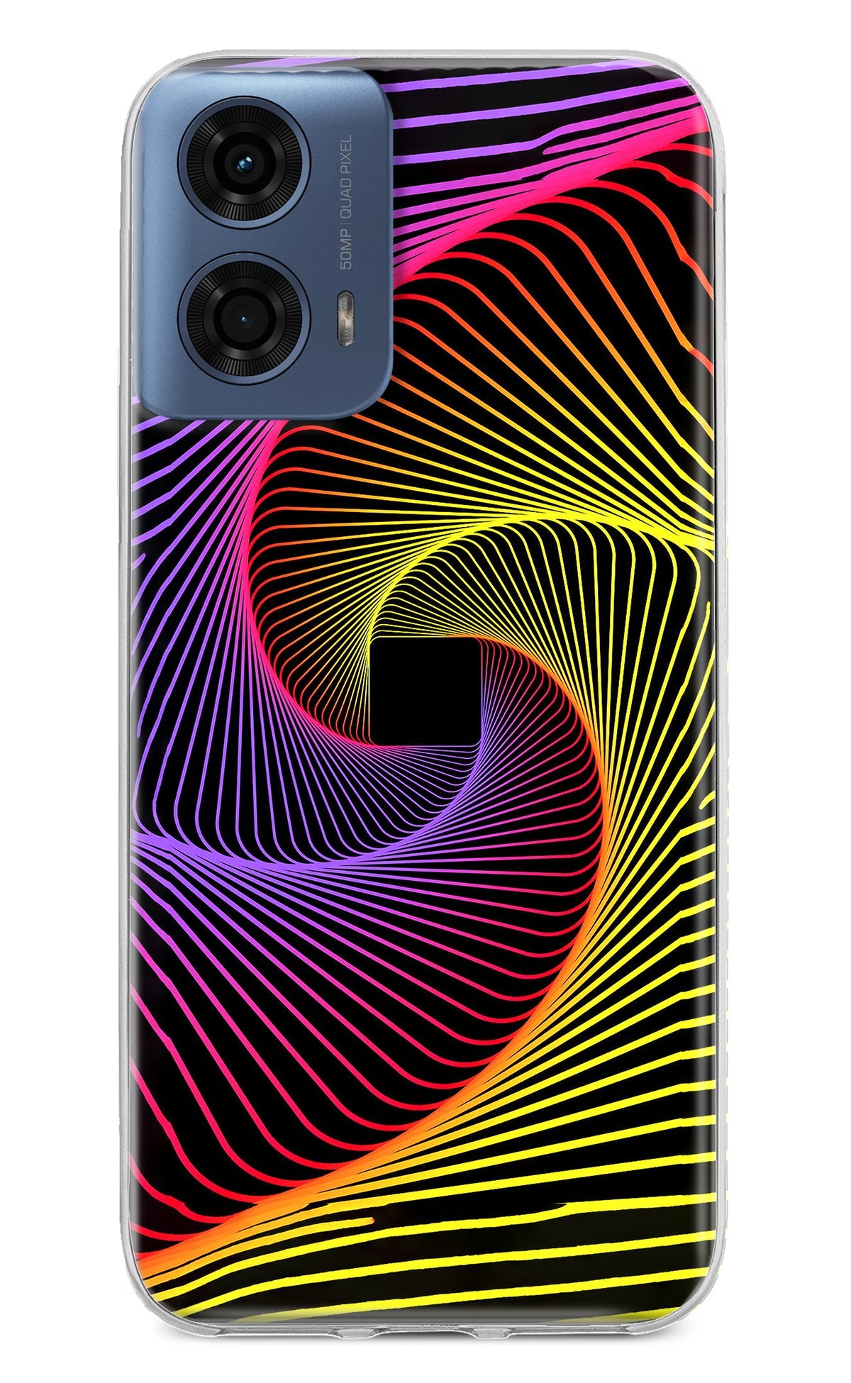 Colorful Strings Moto G24 Power Back Cover