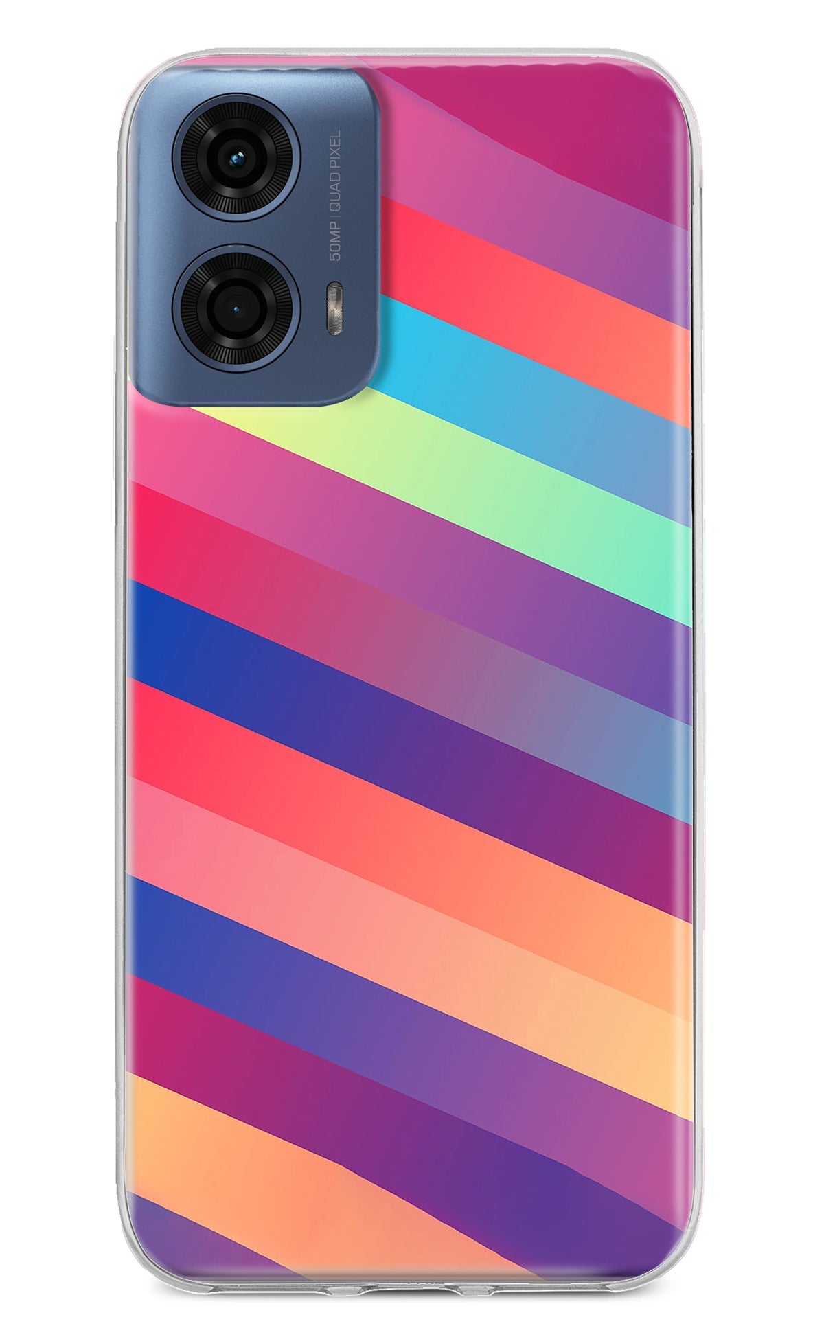 Stripes color Moto G24 Power Back Cover