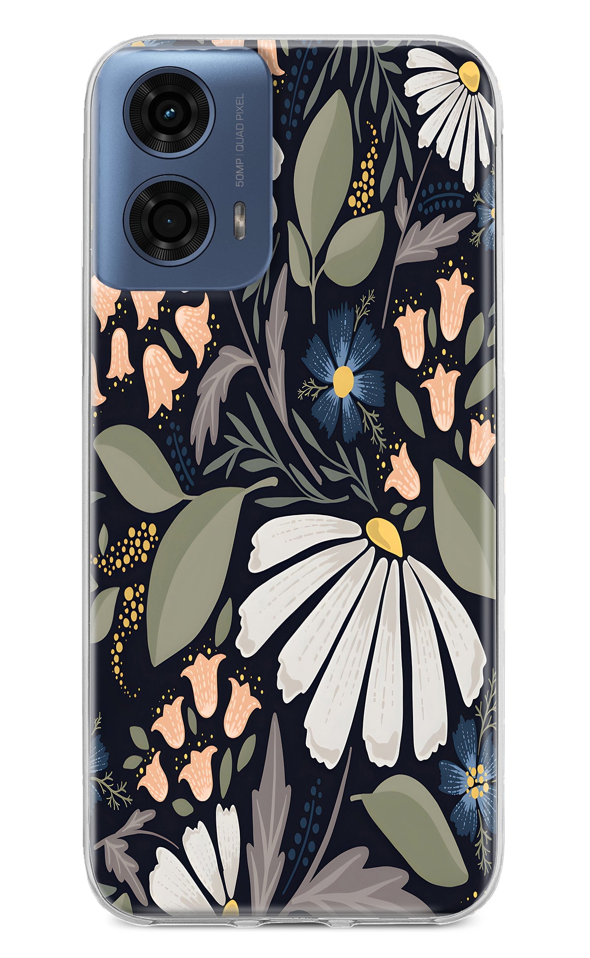 Flowers Art Moto G24 Power Back Cover