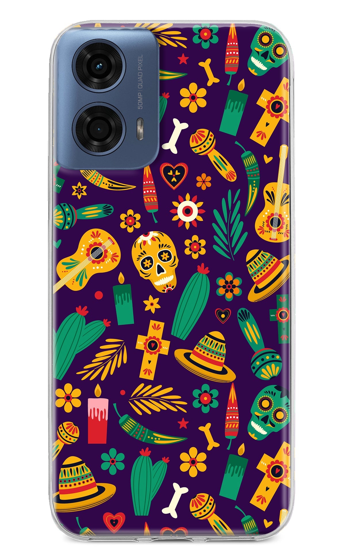 Mexican Artwork Moto G24 Power Back Cover