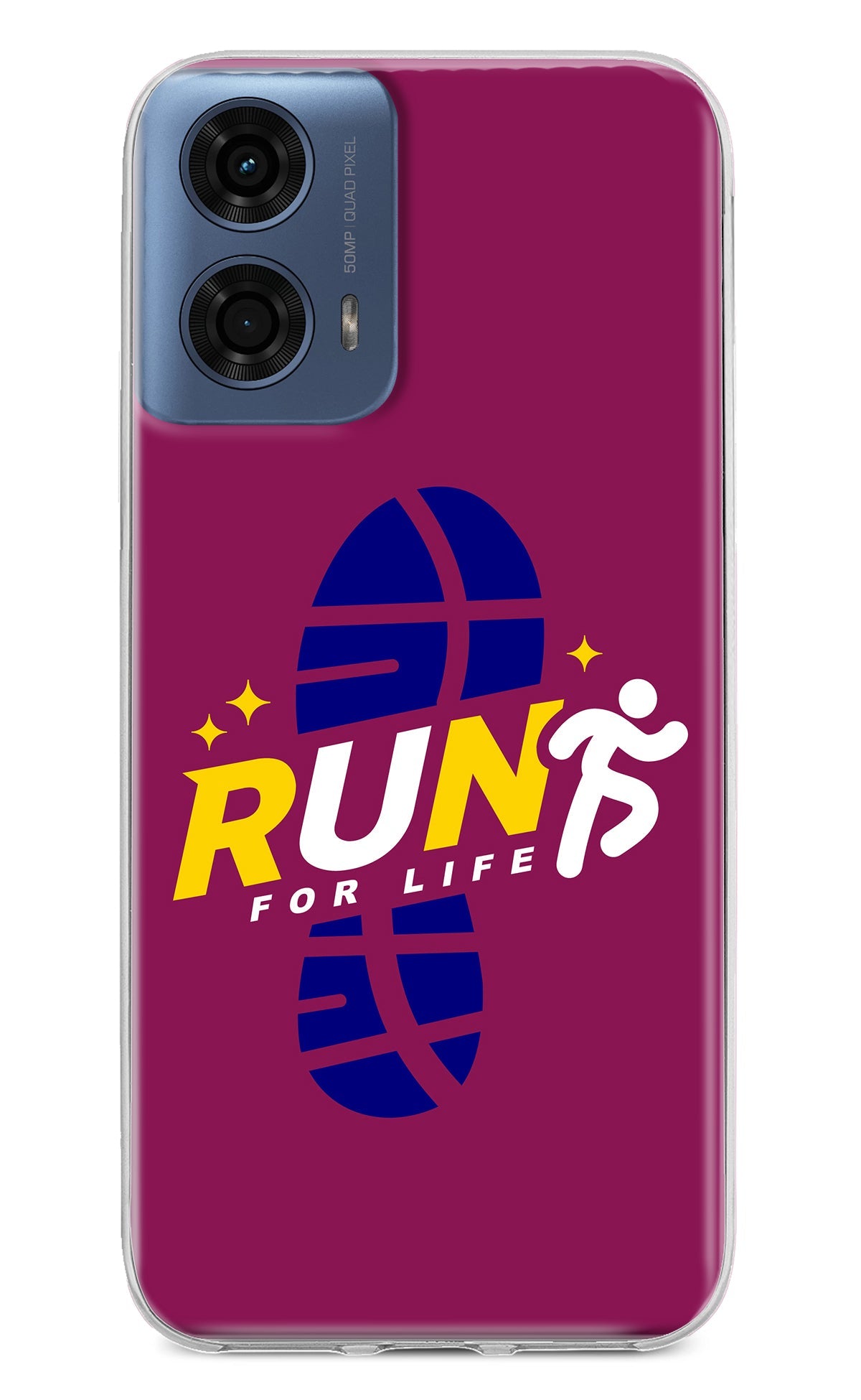 Run for Life Moto G24 Power Back Cover