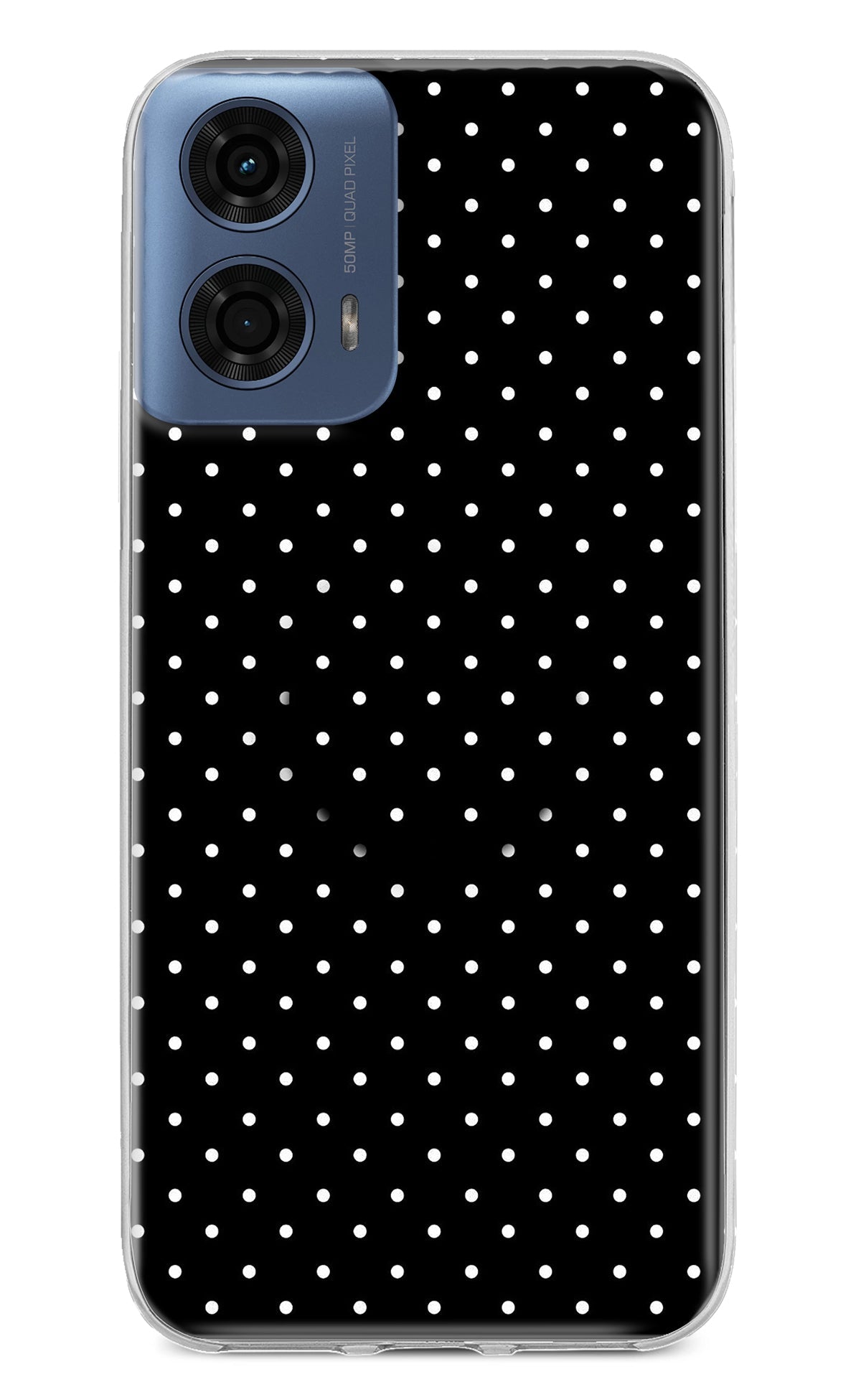 White Dots Moto G24 Power Pop Case