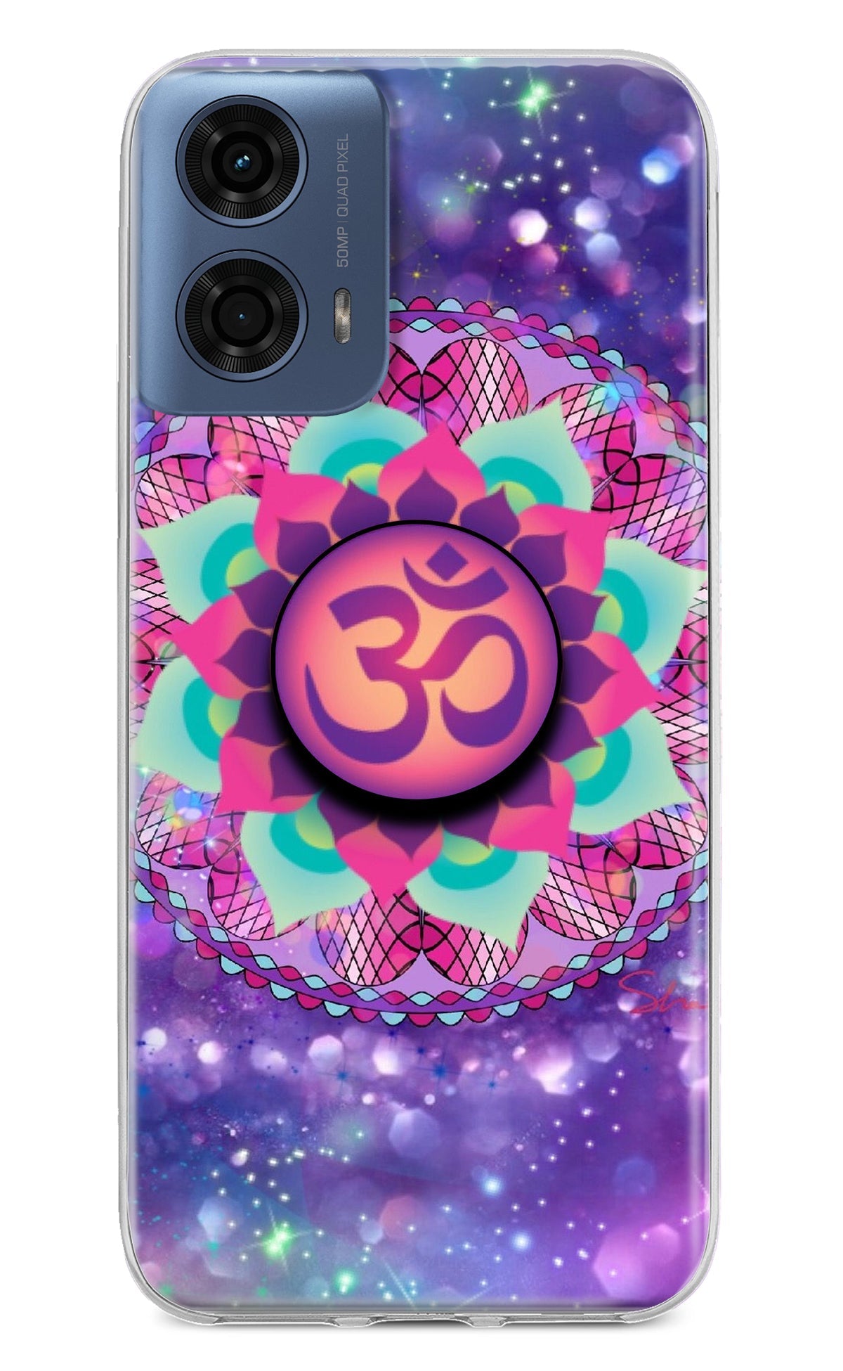 Om Purple Moto G24 Power Pop Case