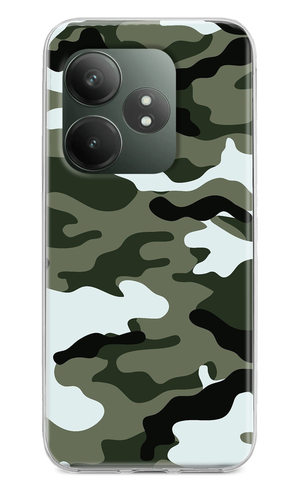 Camouflage Realme GT 6T 5G Back Cover