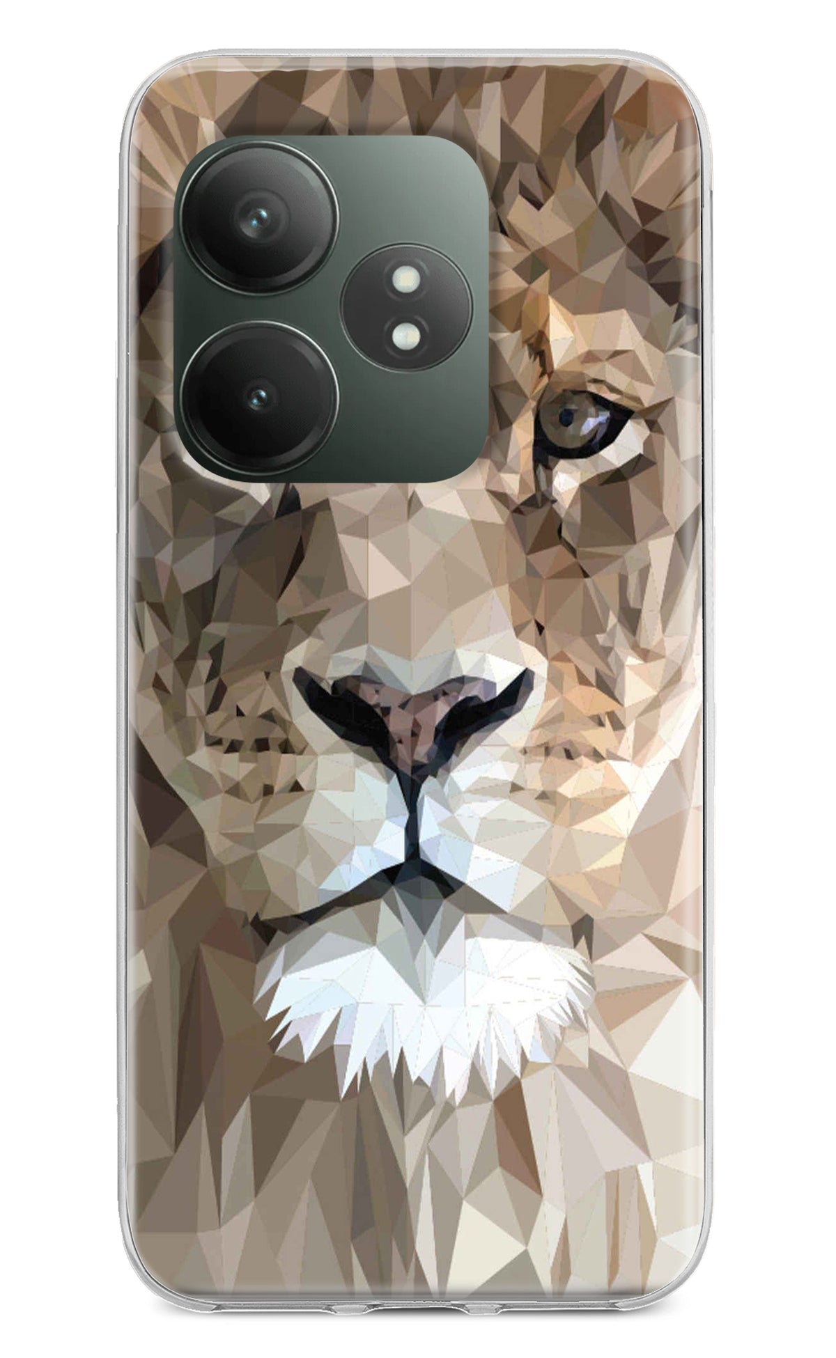 Lion Art Realme GT 6T 5G Back Cover