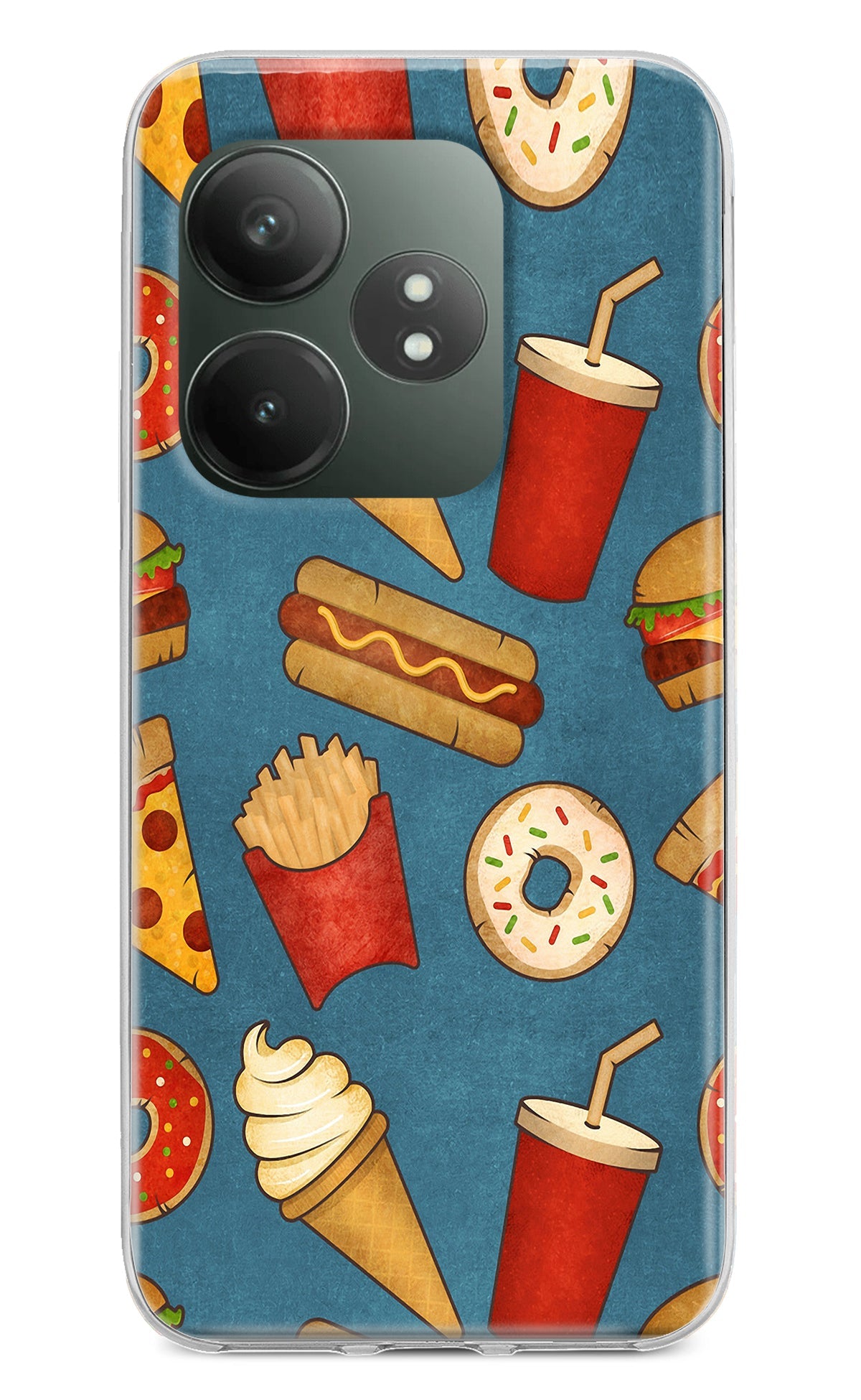 Foodie Realme GT 6T 5G Back Cover