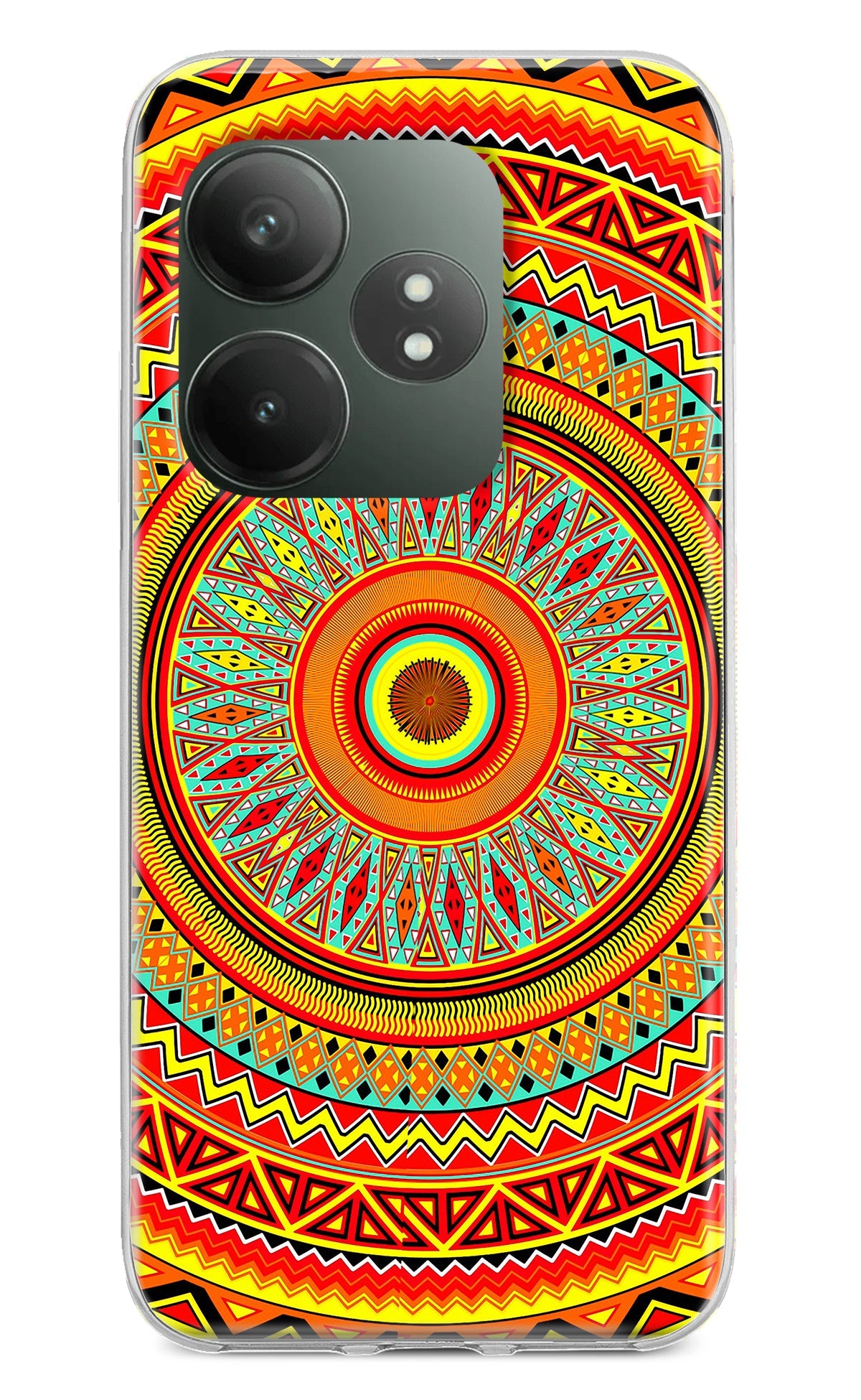 Mandala Pattern Realme GT 6T 5G Back Cover