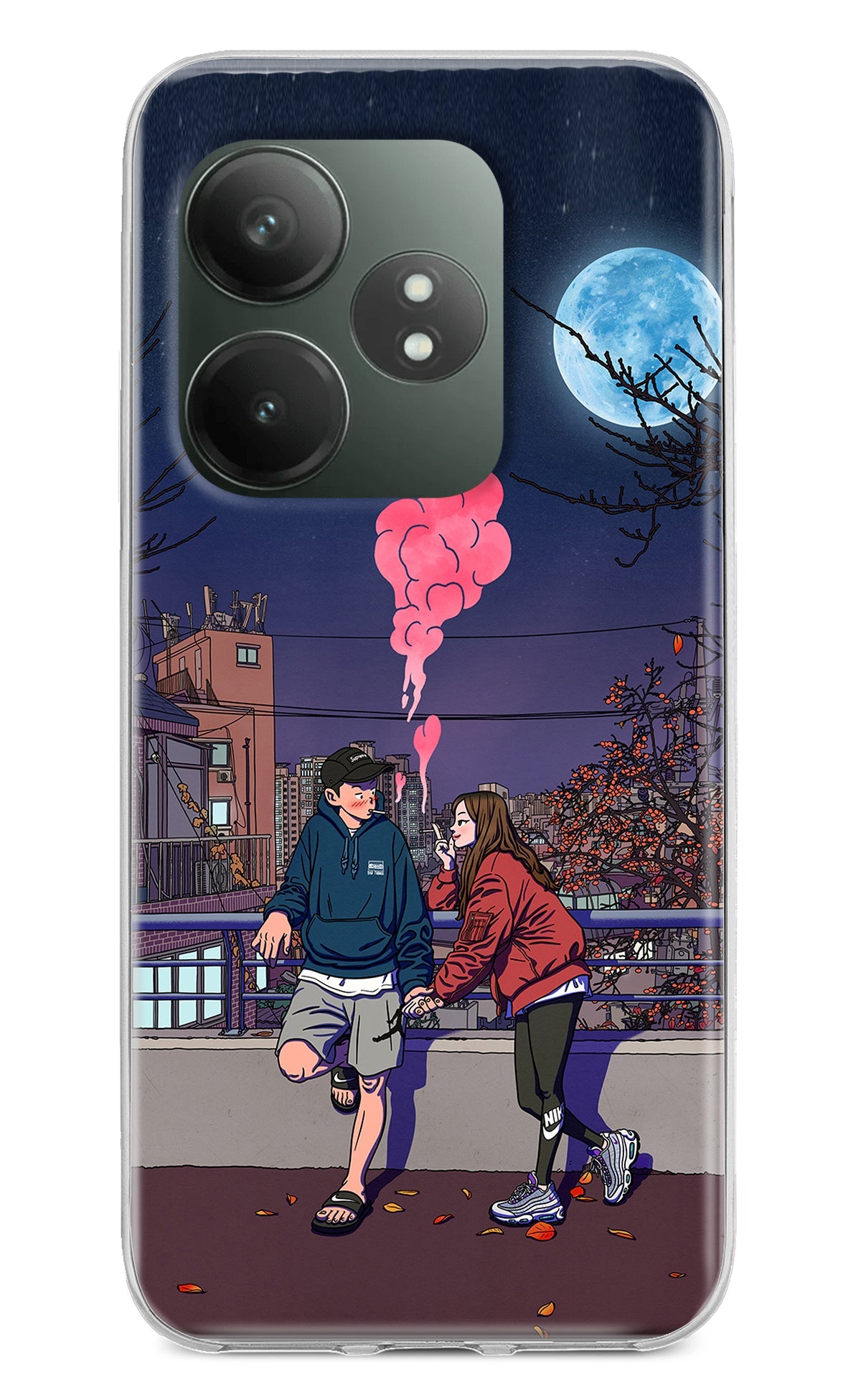 Chilling Couple Realme GT 6T 5G Back Cover