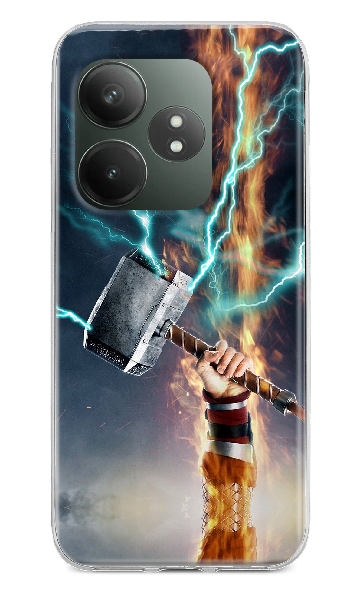 Thor Hammer Mjolnir Realme GT 6T 5G Back Cover