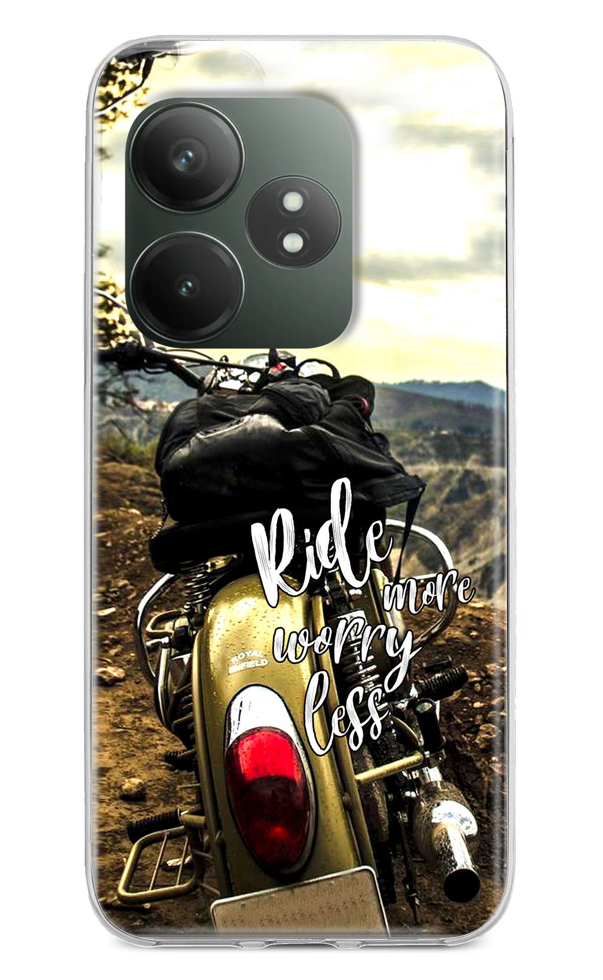 Ride More Worry Less Realme GT 6T 5G Back Cover