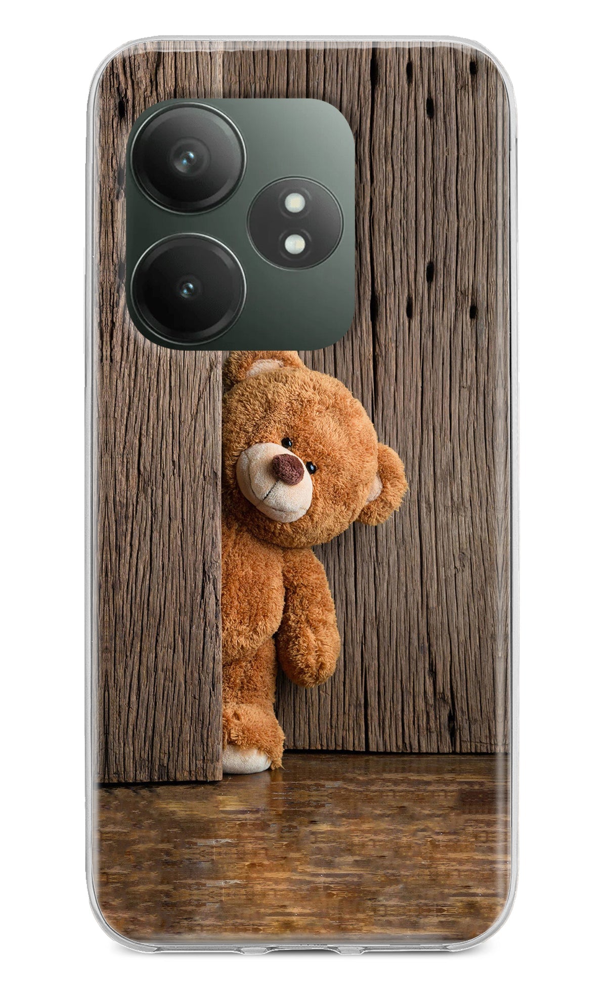 Teddy Wooden Realme GT 6T 5G Back Cover