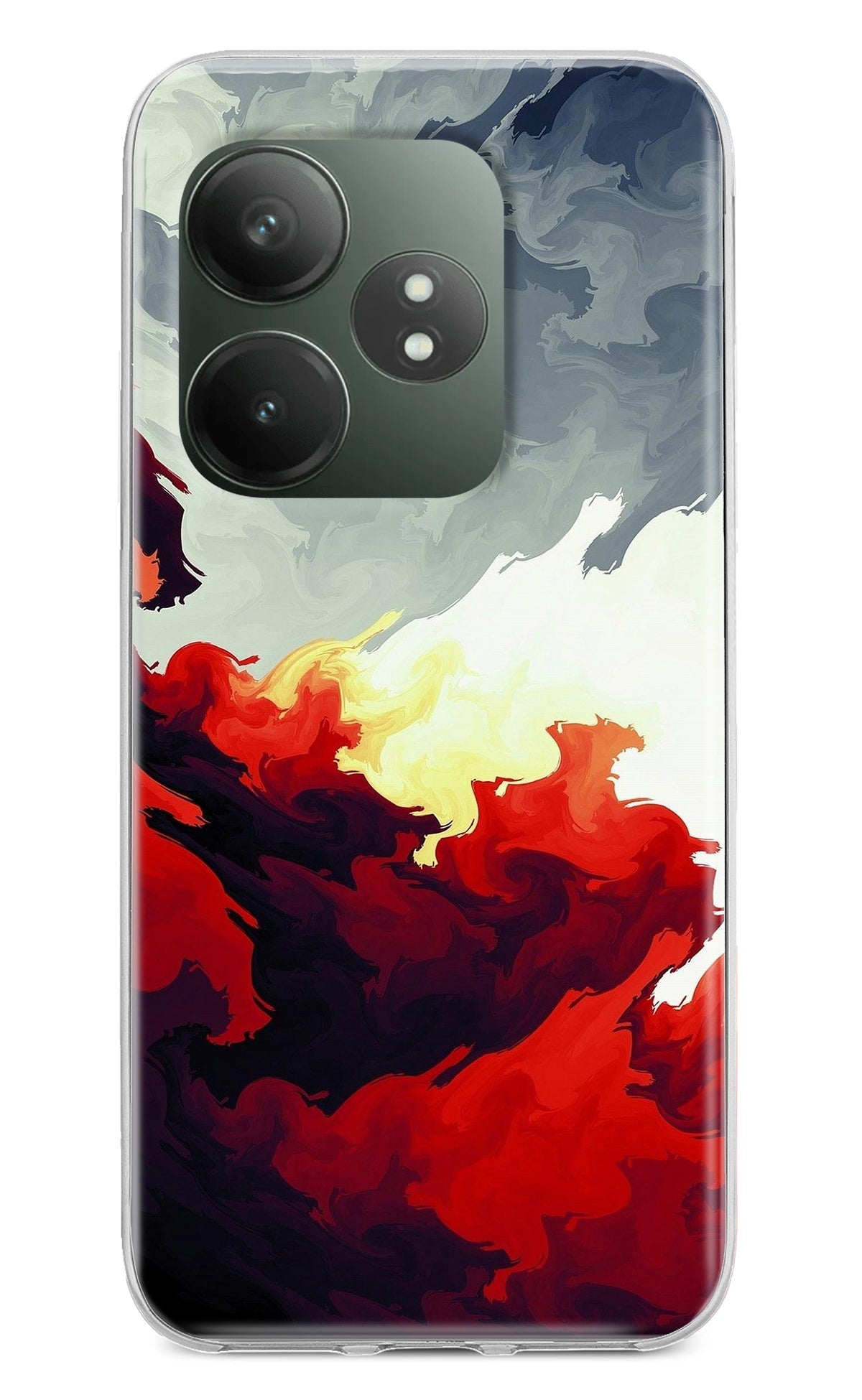 Fire Cloud Realme GT 6T 5G Back Cover