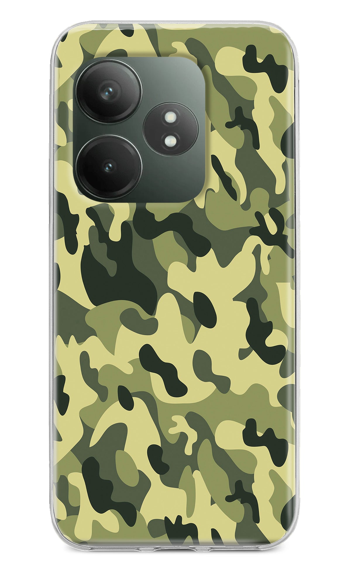 Camouflage Realme GT 6T 5G Back Cover