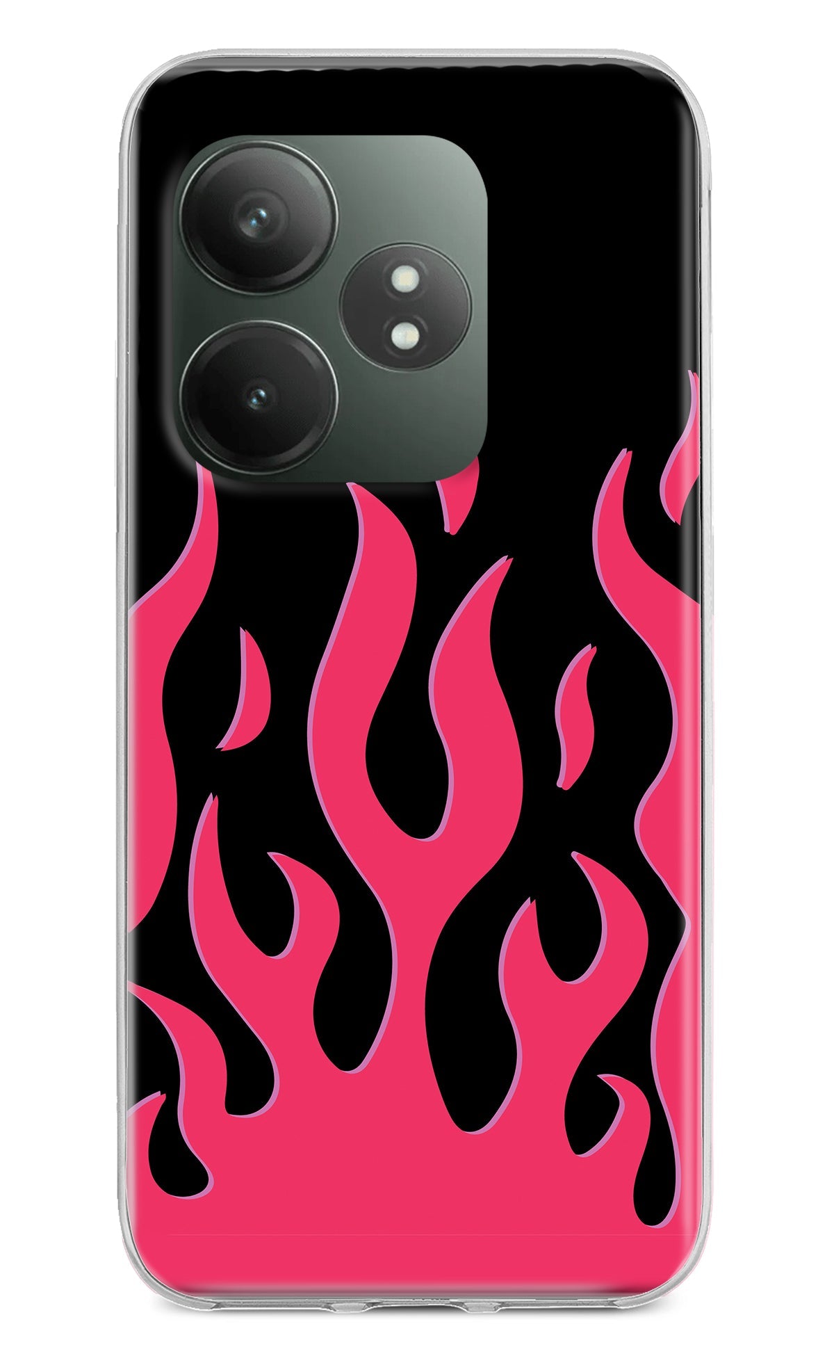 Fire Flames Realme GT 6T 5G Back Cover