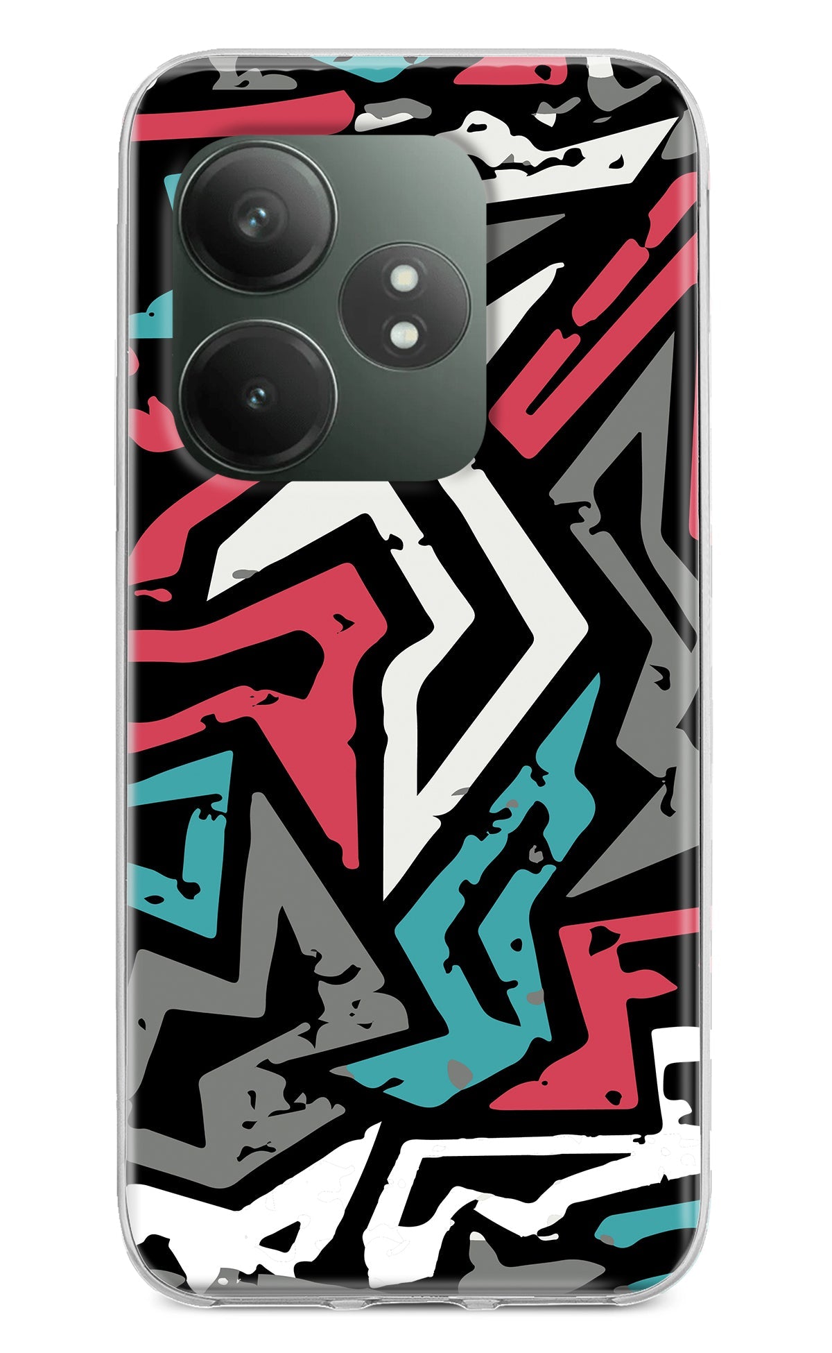 Geometric Graffiti Realme GT 6T 5G Back Cover