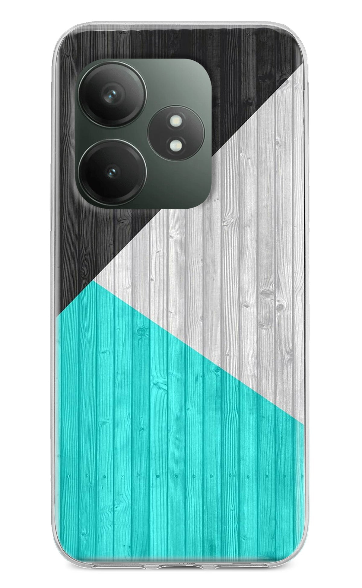 Wooden Abstract Realme GT 6T 5G Back Cover