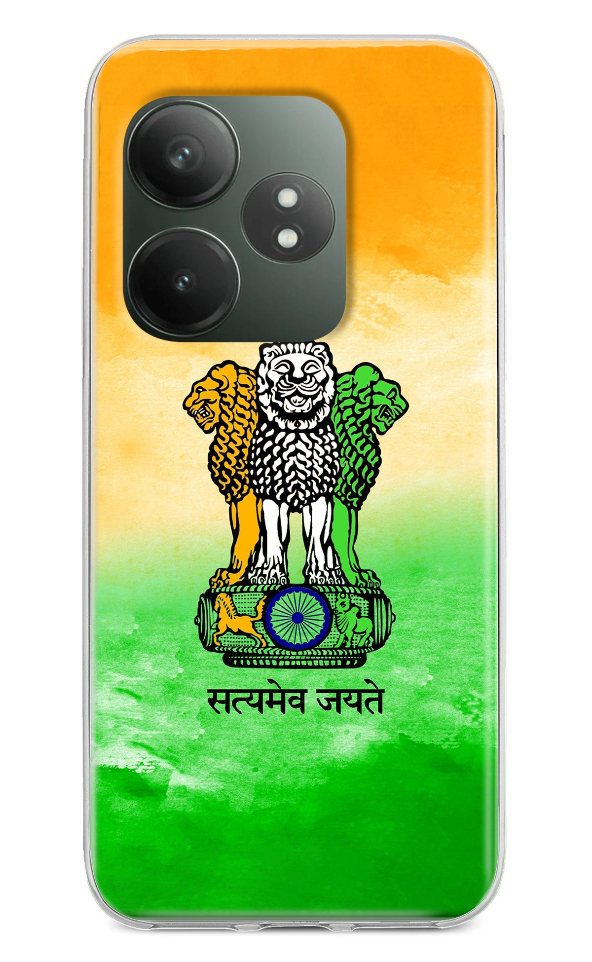 Satyamev Jayate Flag Realme GT 6T 5G Back Cover