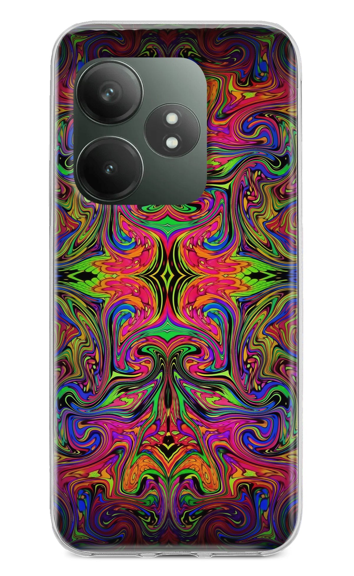 Psychedelic Art Realme GT 6T 5G Back Cover