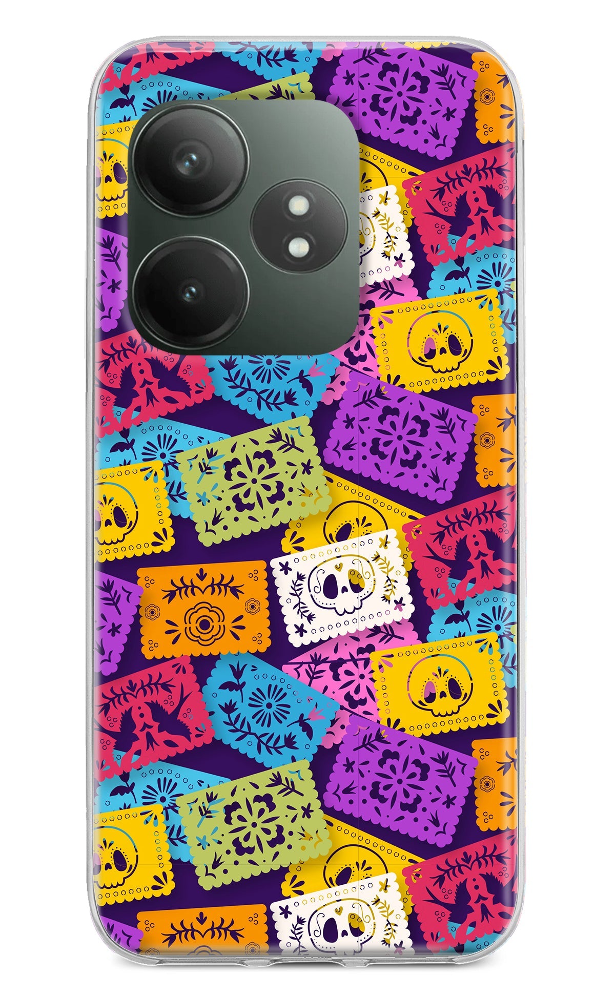 Mexican Pattern Realme GT 6T 5G Back Cover