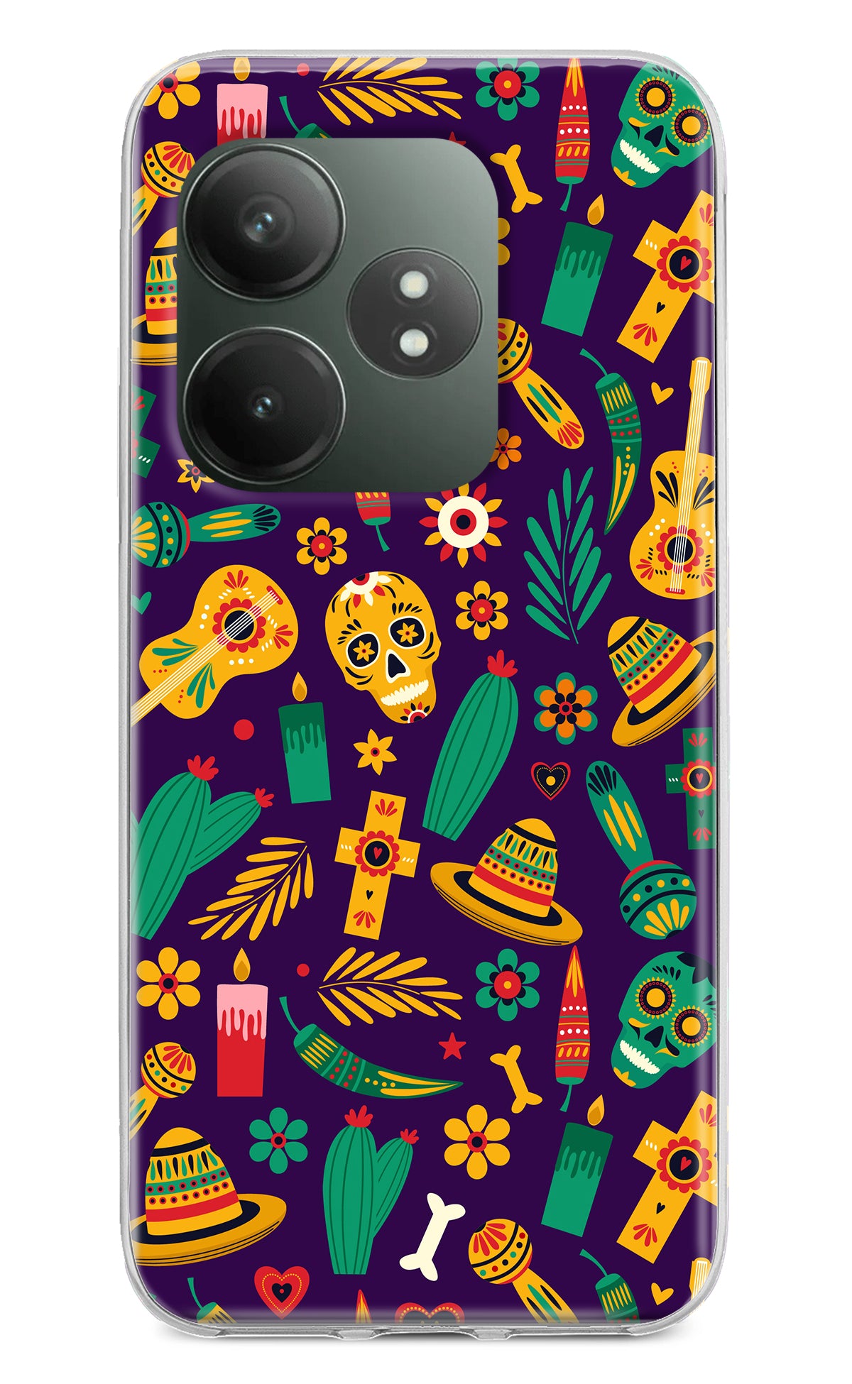 Mexican Artwork Realme GT 6T 5G Back Cover