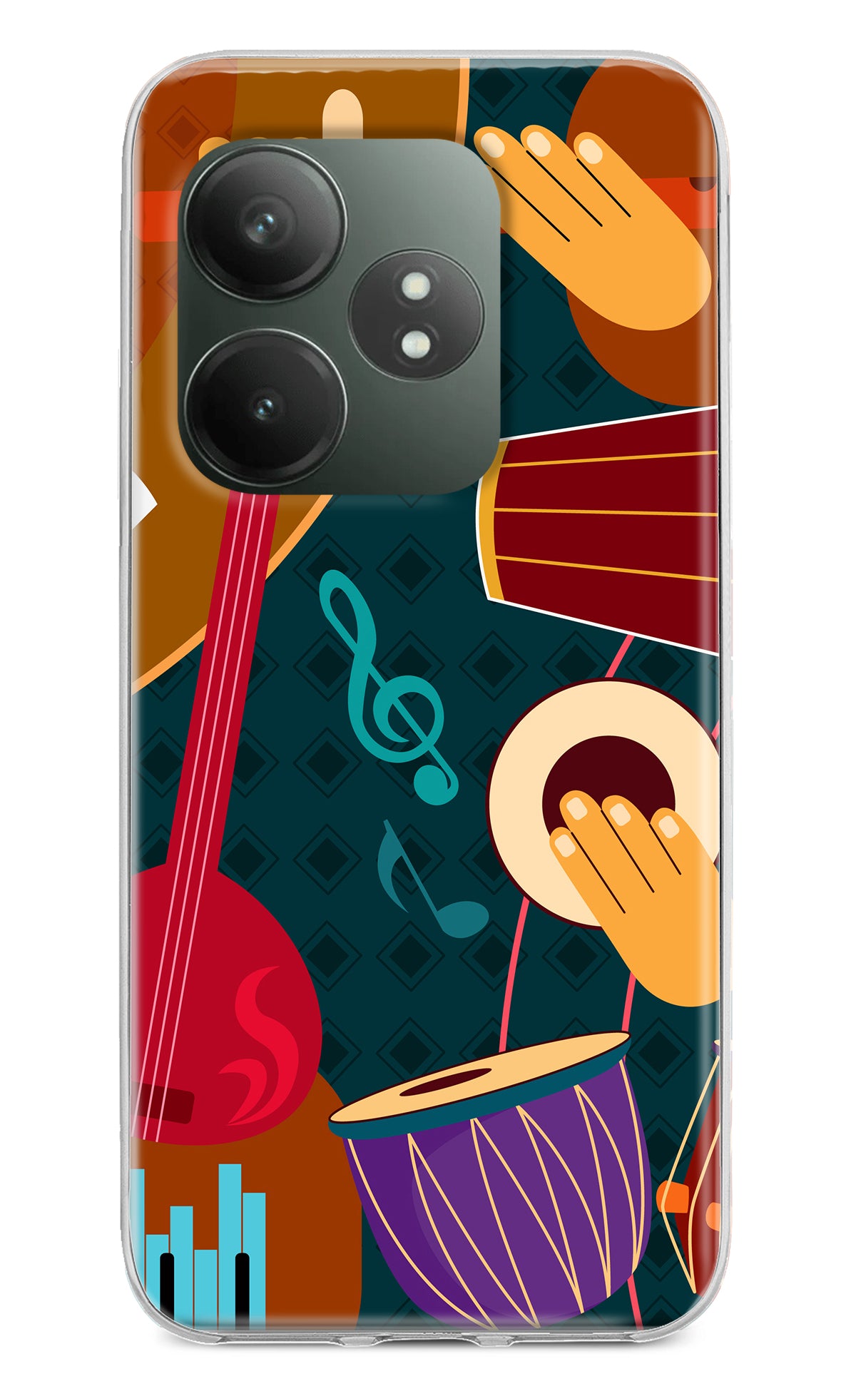Music Instrument Realme GT 6T 5G Back Cover