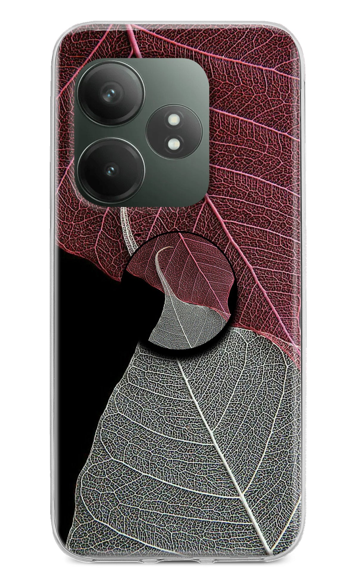 Leaf Pattern Realme GT 6T 5G Pop Case