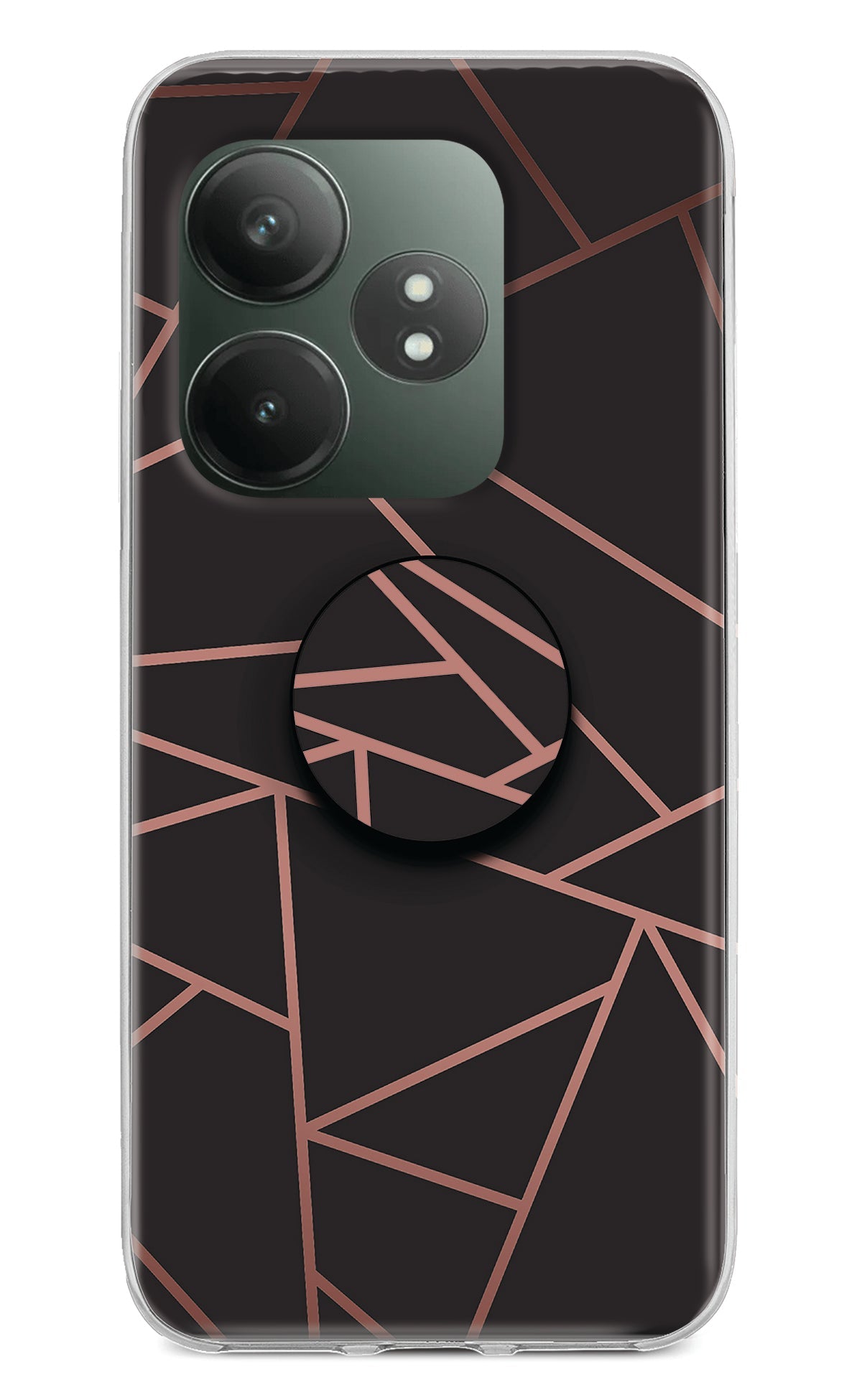 Geometric Pattern Realme GT 6T 5G Pop Case