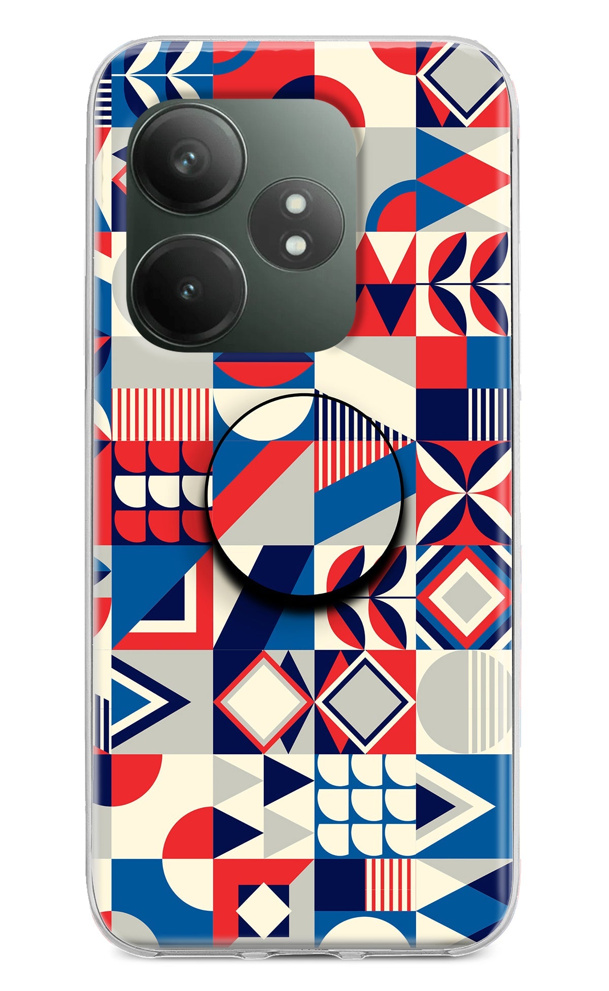 Colorful Pattern Realme GT 6T 5G Pop Case