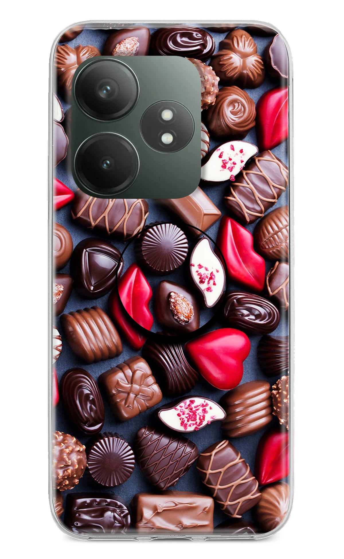 Chocolates Realme GT 6T 5G Pop Case