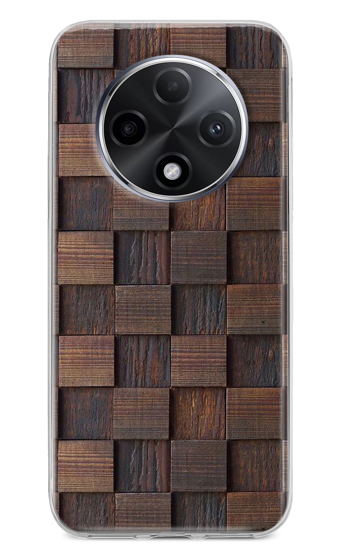Wooden Cube Design Oppo F27 Pro Plus Back Cover