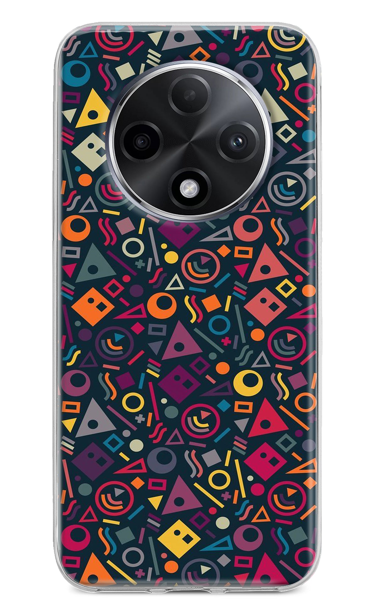 Geometric Abstract Oppo F27 Pro Plus Back Cover