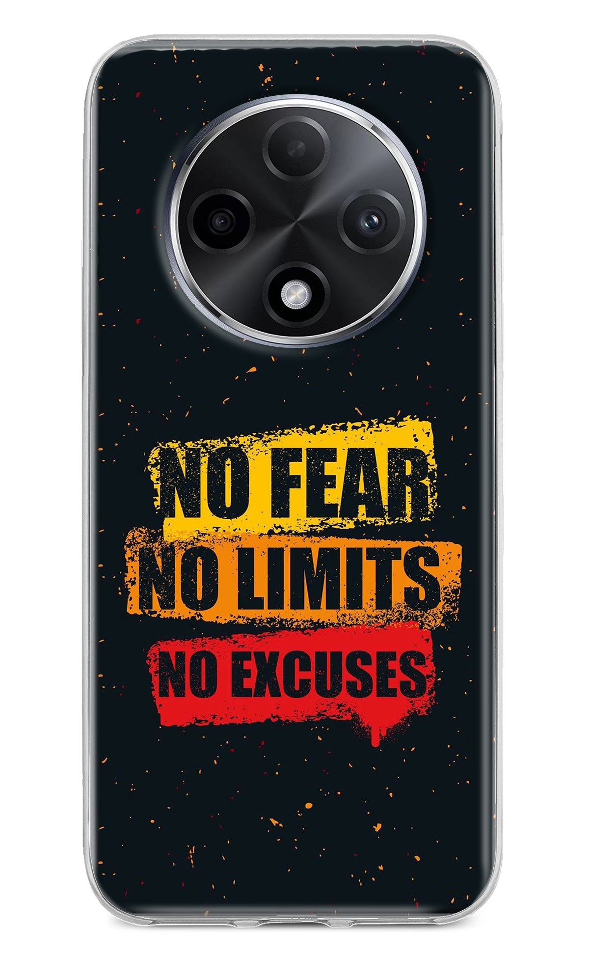 No Fear No Limits No Excuse Oppo F27 Pro Plus Back Cover