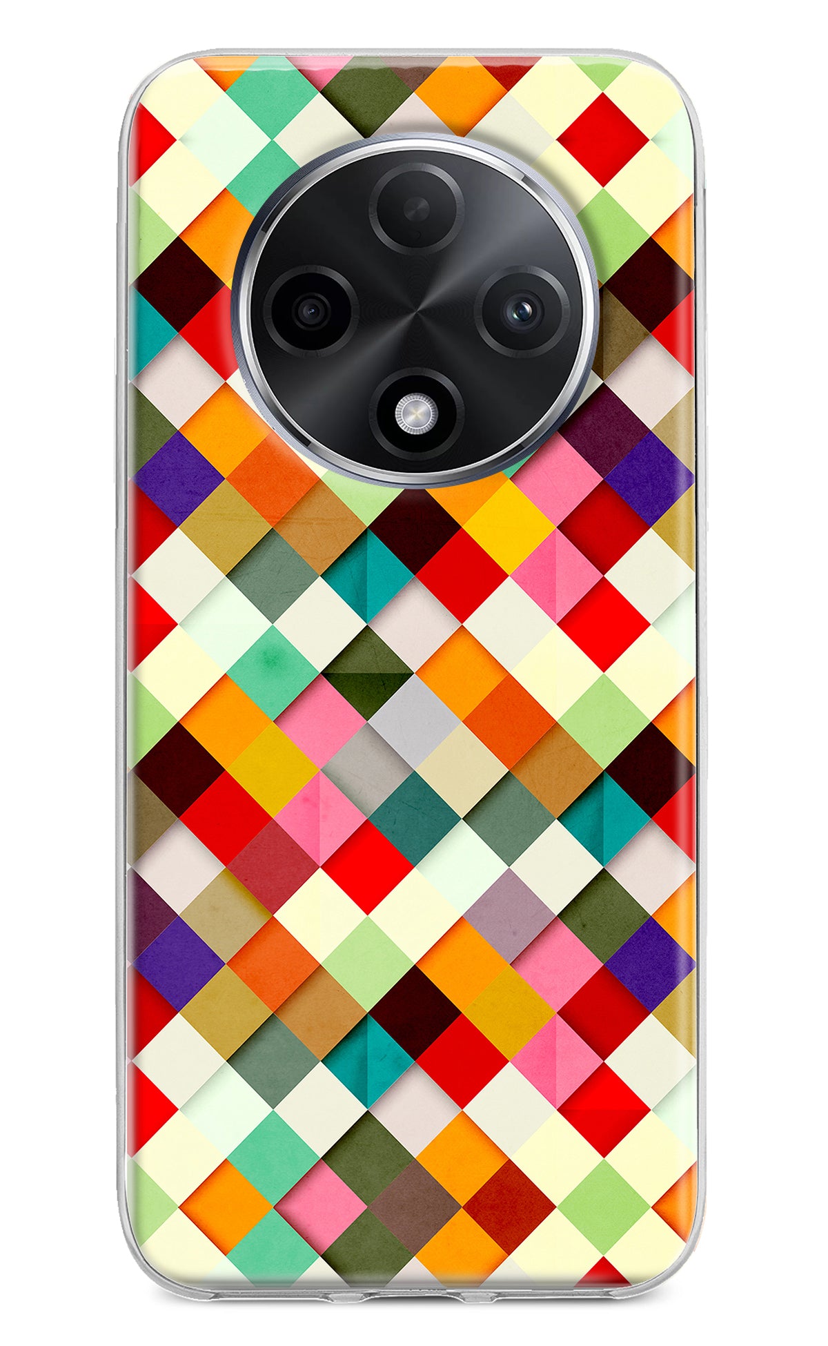 Geometric Abstract Colorful Oppo F27 Pro Plus Back Cover