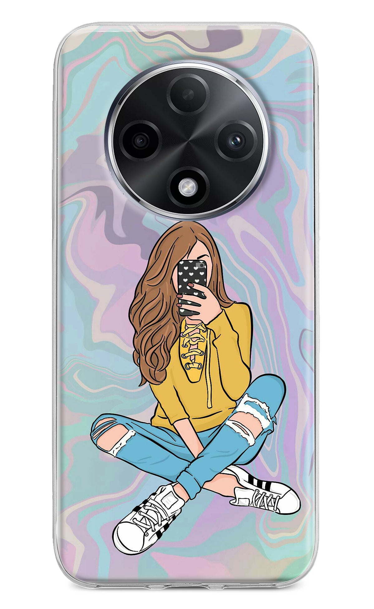 Selfie Girl Oppo F27 Pro Plus Back Cover