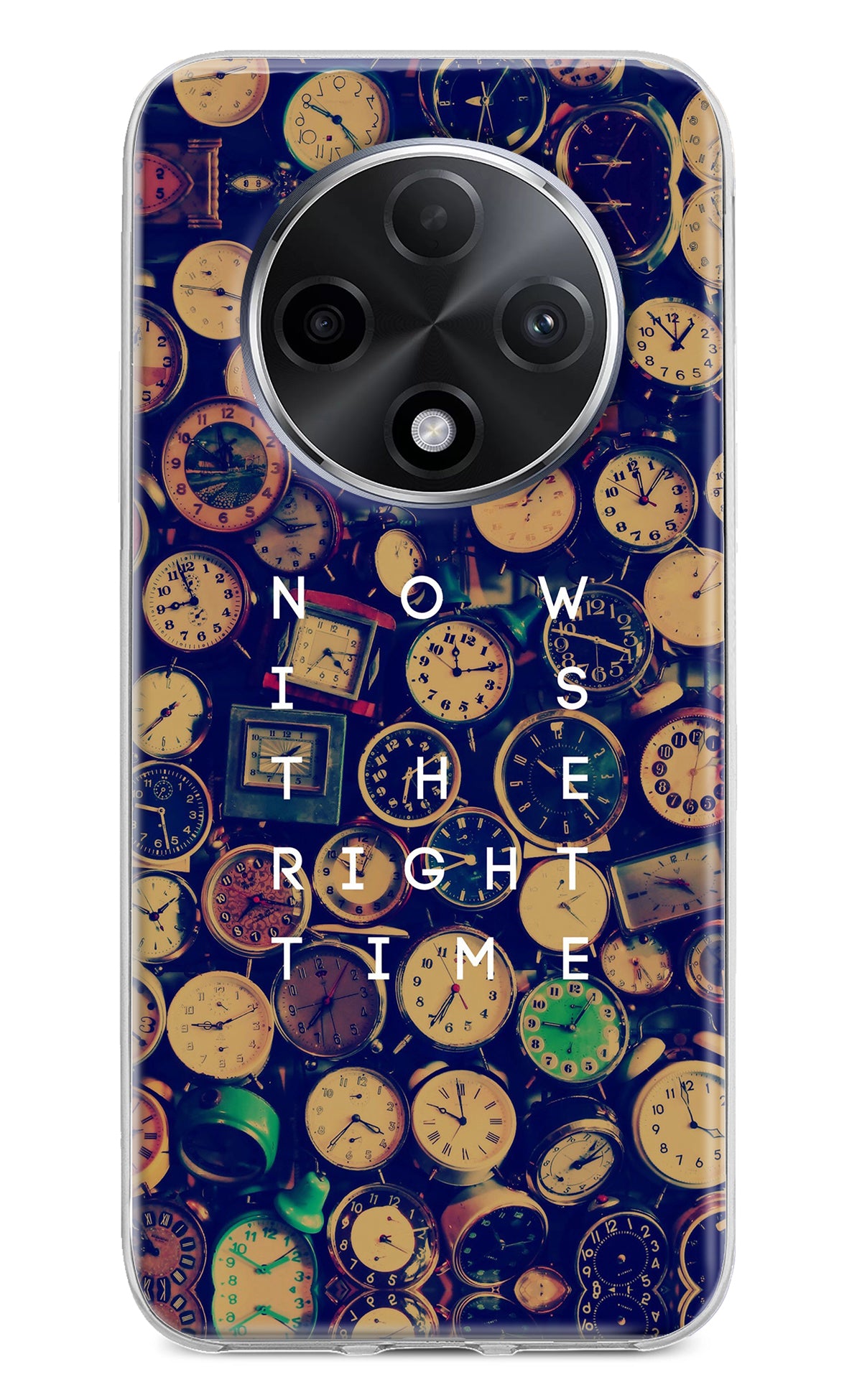 Now is the Right Time Quote Oppo F27 Pro Plus Back Cover