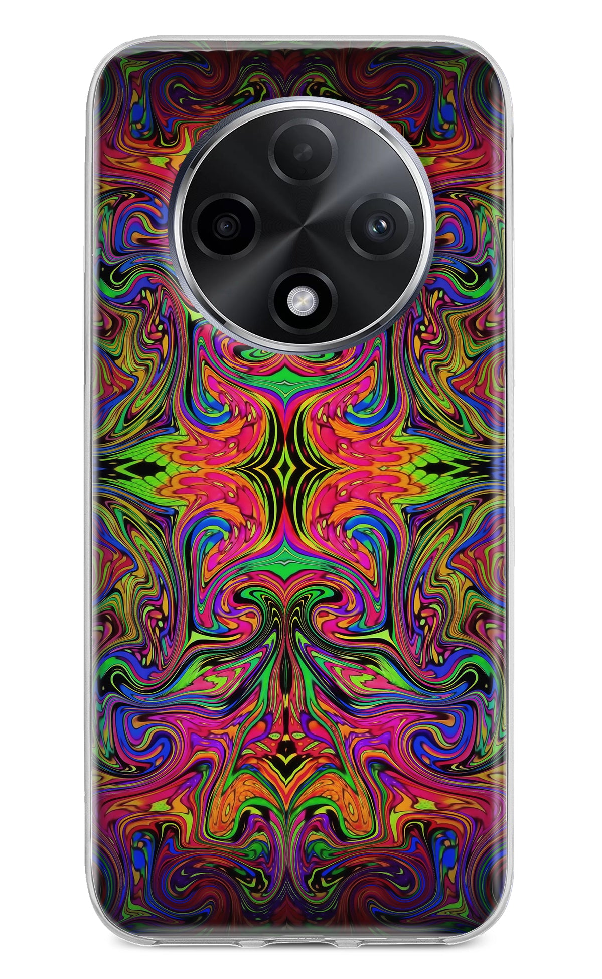 Psychedelic Art Oppo F27 Pro Plus Back Cover