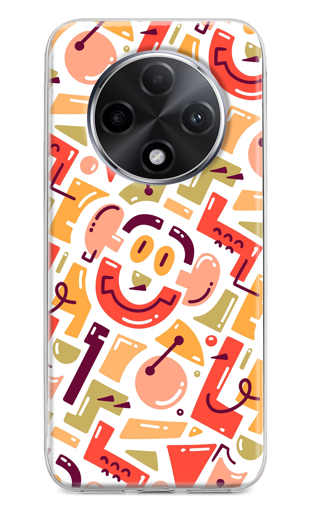 Doodle Pattern Oppo F27 Pro Plus Back Cover