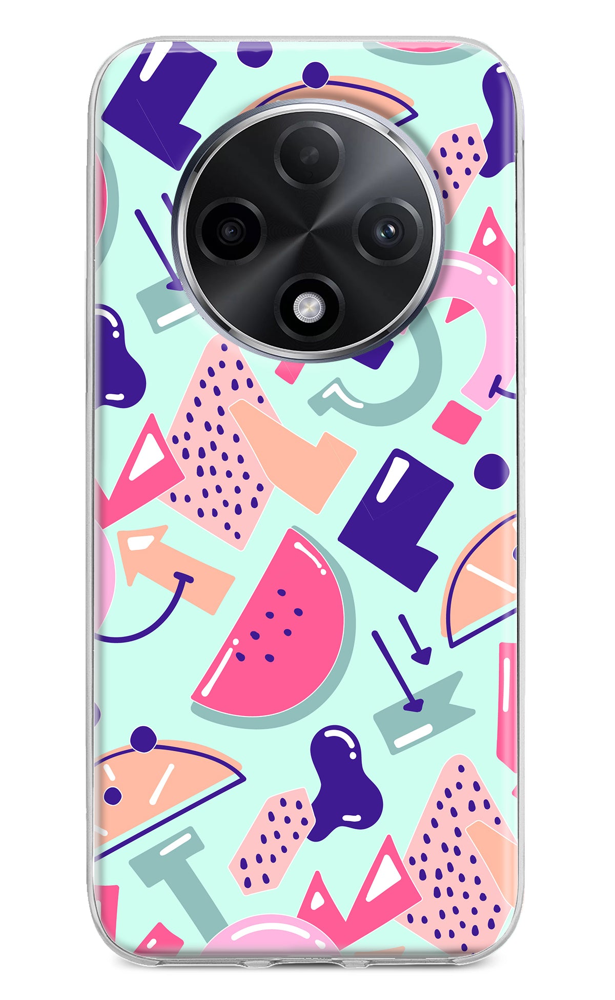 Doodle Pattern Oppo F27 Pro Plus Back Cover