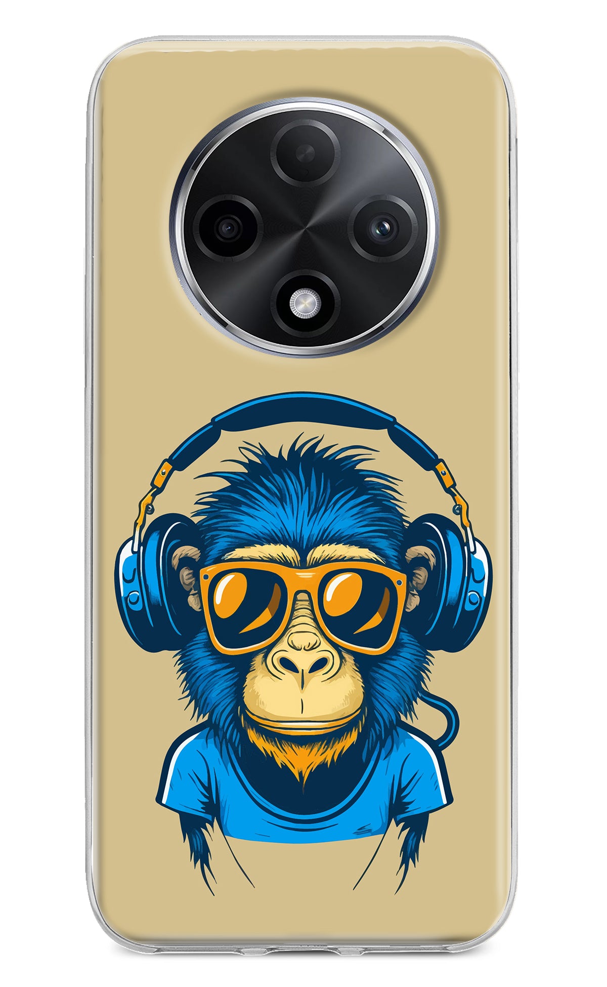 Monkey Headphone Oppo F27 Pro Plus Back Cover