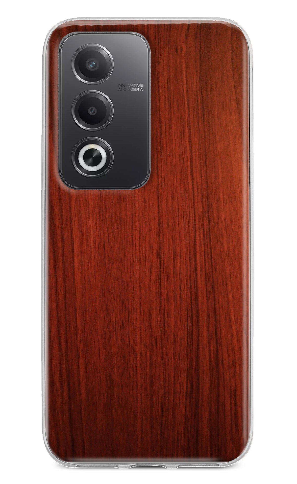 Wooden Plain Pattern Oppo A3 Pro 5G Back Cover