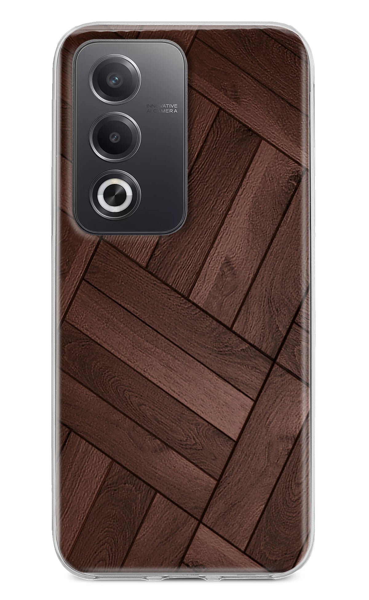 Wooden Texture Design Oppo A3 Pro 5G Back Cover