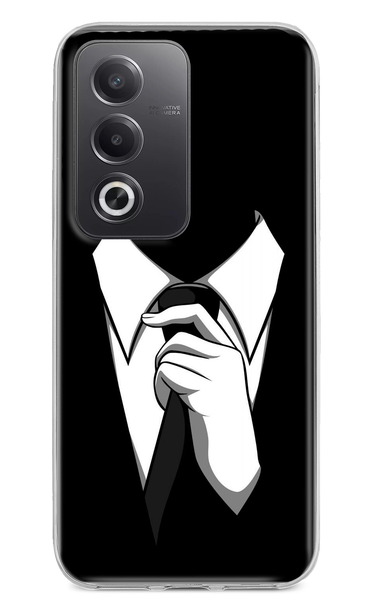 Black Tie Oppo A3 Pro 5G Back Cover
